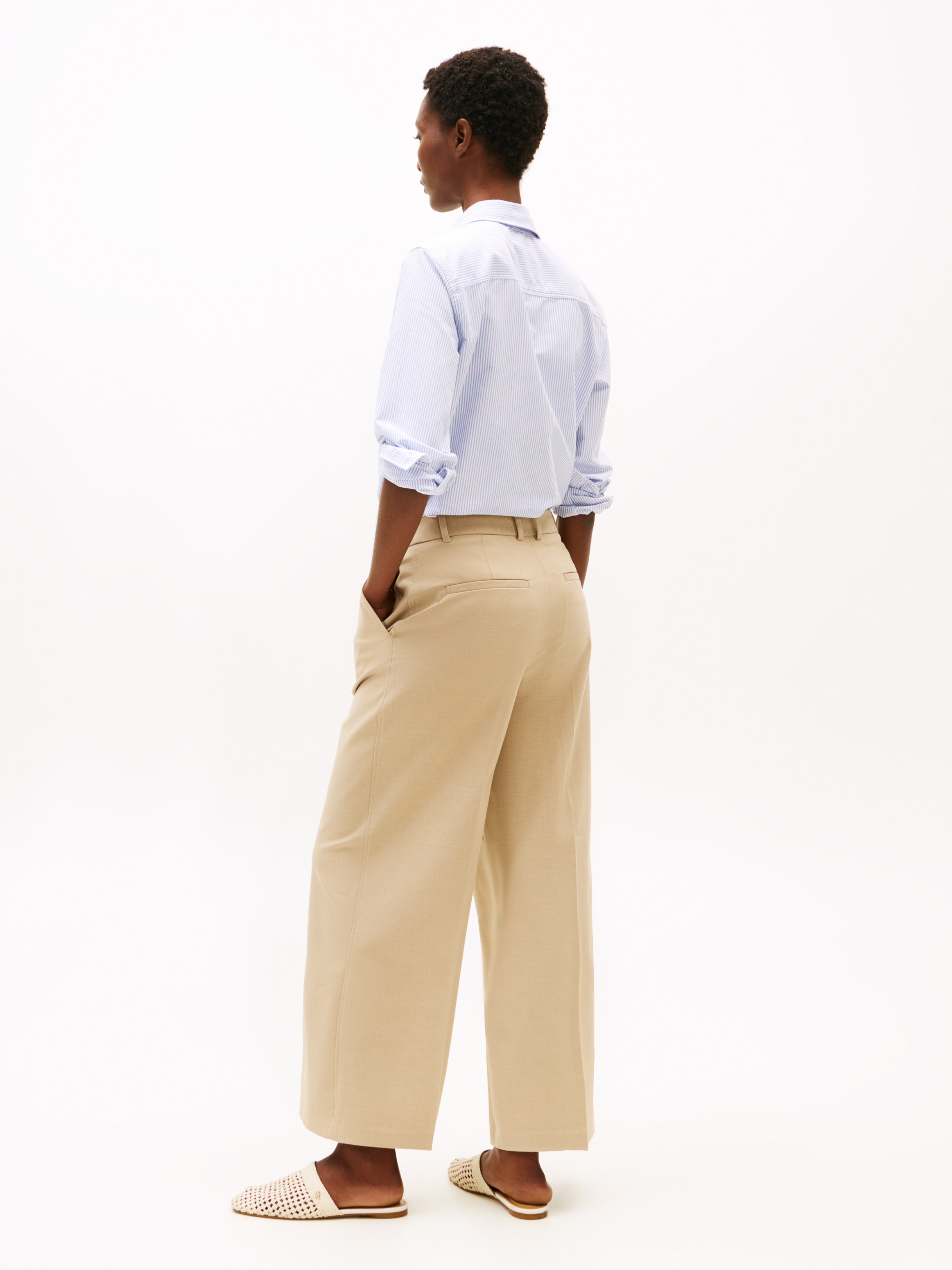 Tommy Hilfiger Webhose »Low Normal Waist Bi-Stretch«  Gürtelschlaufe, elastisch, pflegeleicht bügelfrei, Business casual