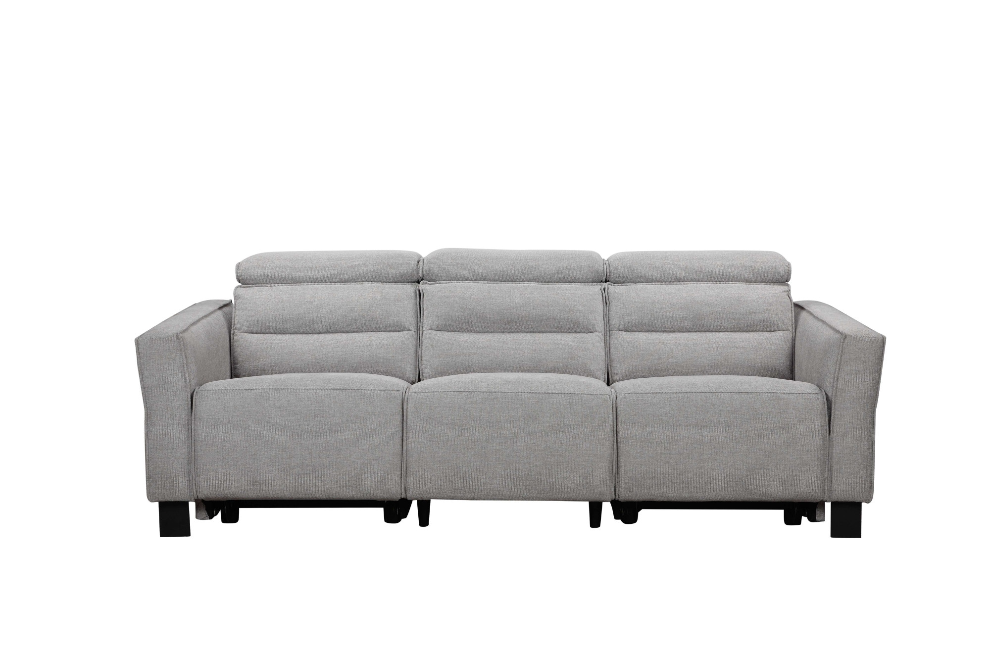 GOODproduct 3-Sitzer »Carpari Webstoff, 224 cm, man./elektr. Relaxfunktion« (USB A/C), sowie Kopfteilverstellung