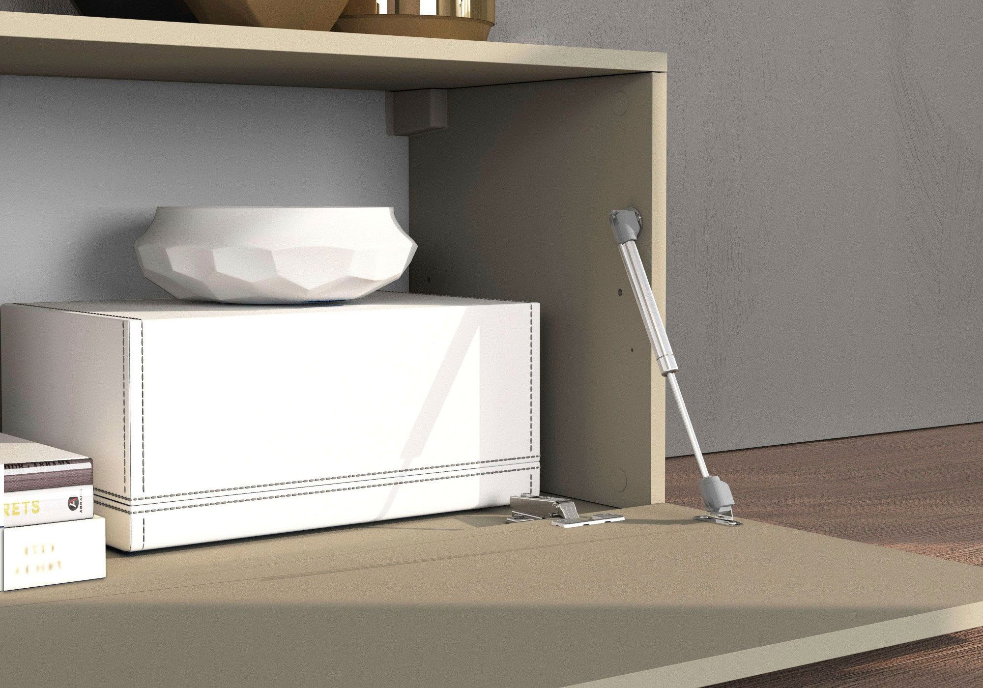 INOSIGN Wohnwand »Chronos Wohnwand, Medienwand, 8-er set« 8 Stk. tlg.