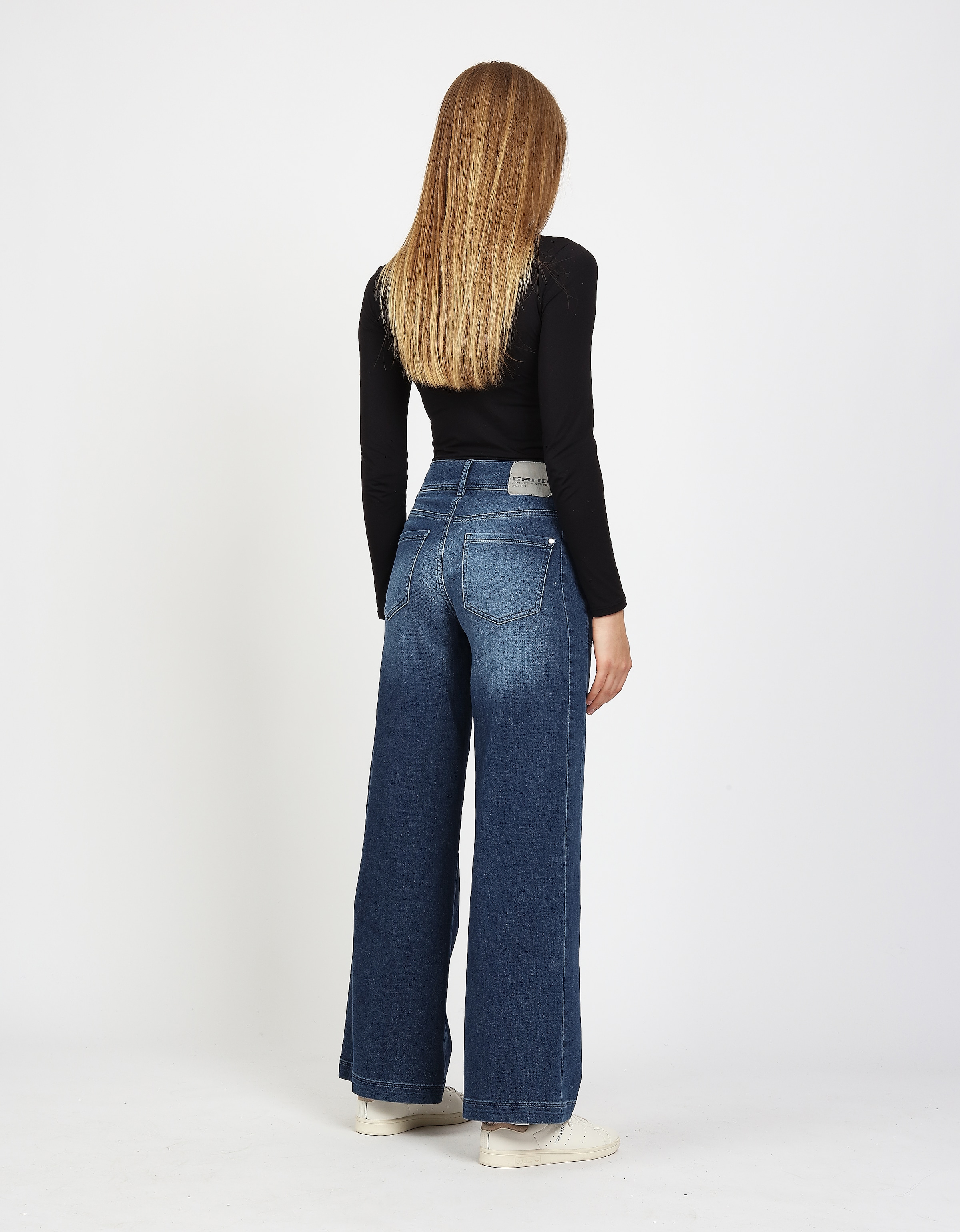 GANG Jeans large »94PAIGE WIDE« mit eingesetztem Seitenstreifen