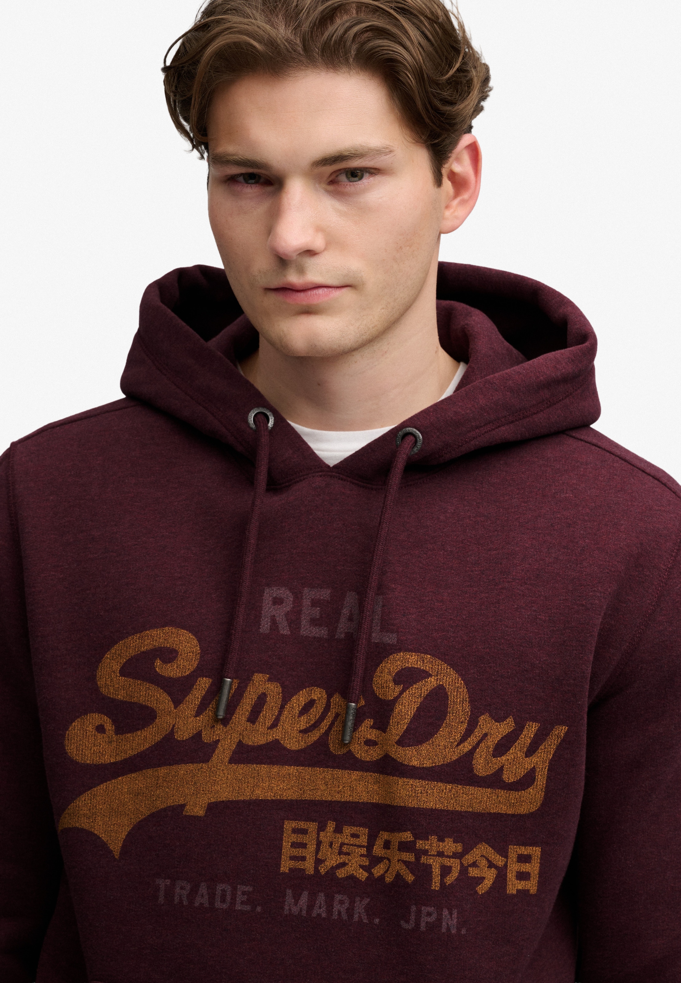 Superdry Kapuzensweatshirt »VL HERITAGE RELAXED HOOD«, Baumwollmischung, relaxed fit
