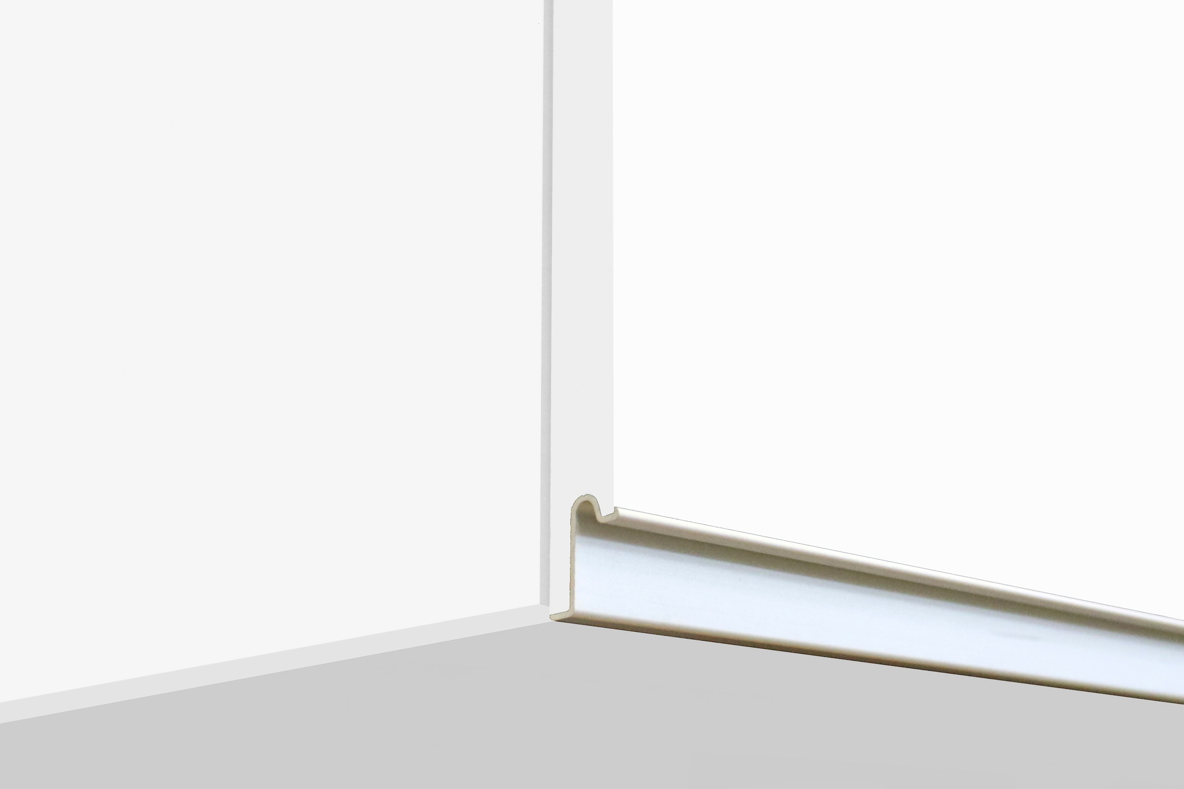 KOCHSTATION Kitchenette »KS-Sole« Breite 256 cm, Hängeschränke mit Milchglas, ohne E-Geräte