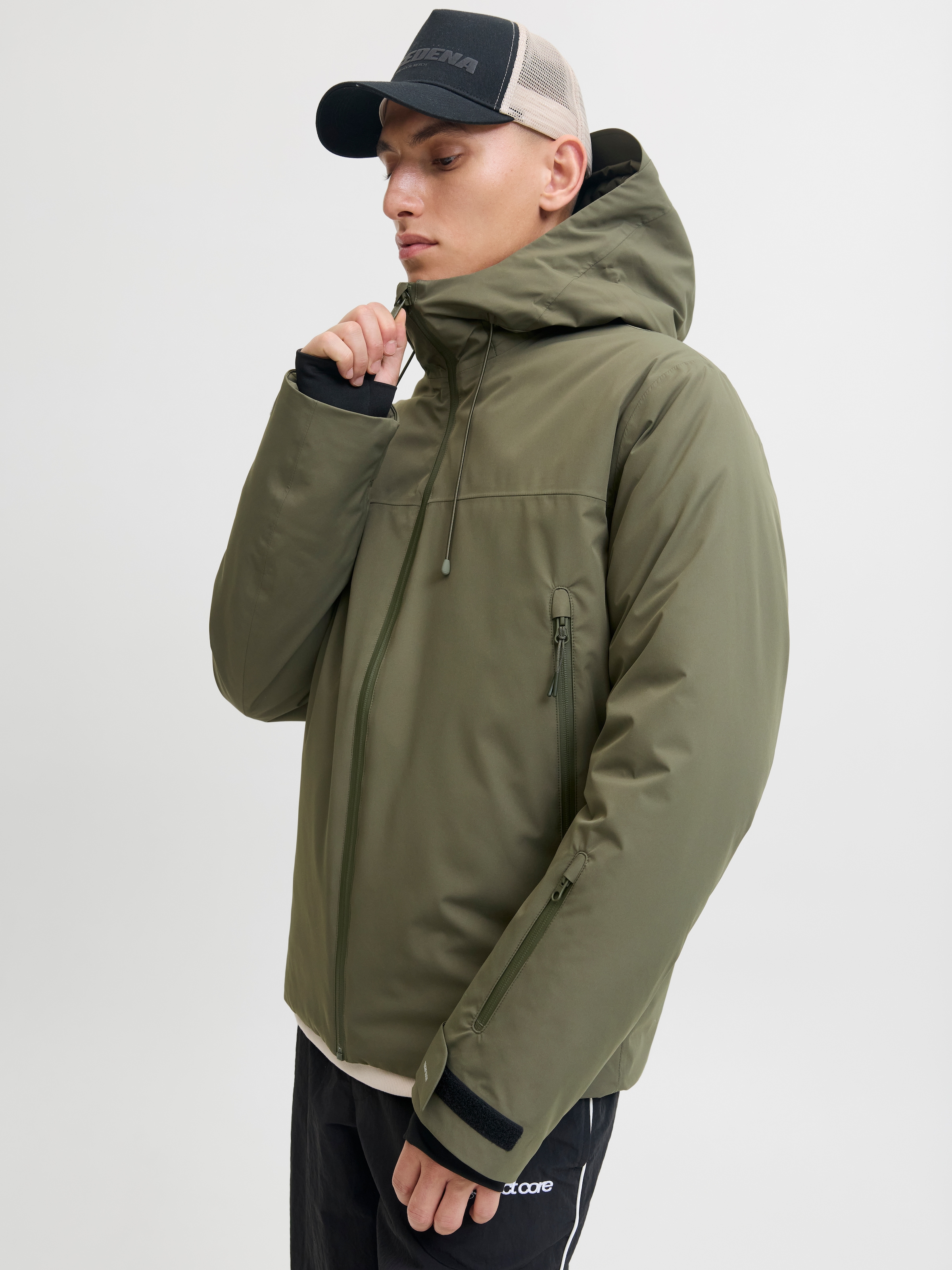 Jack & Jones Outdoorjacke »JCOFUSION TECHNICAL JACKET SN« mit Kapuze