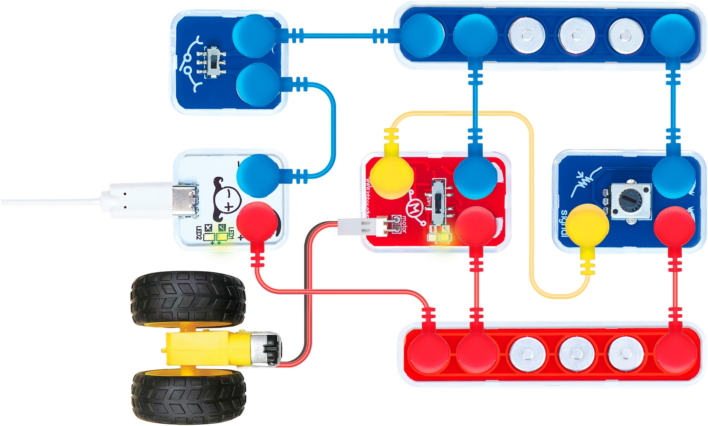 Hape Coffret d'expérimentation »Forscher Schaltkreise-Set Basic«