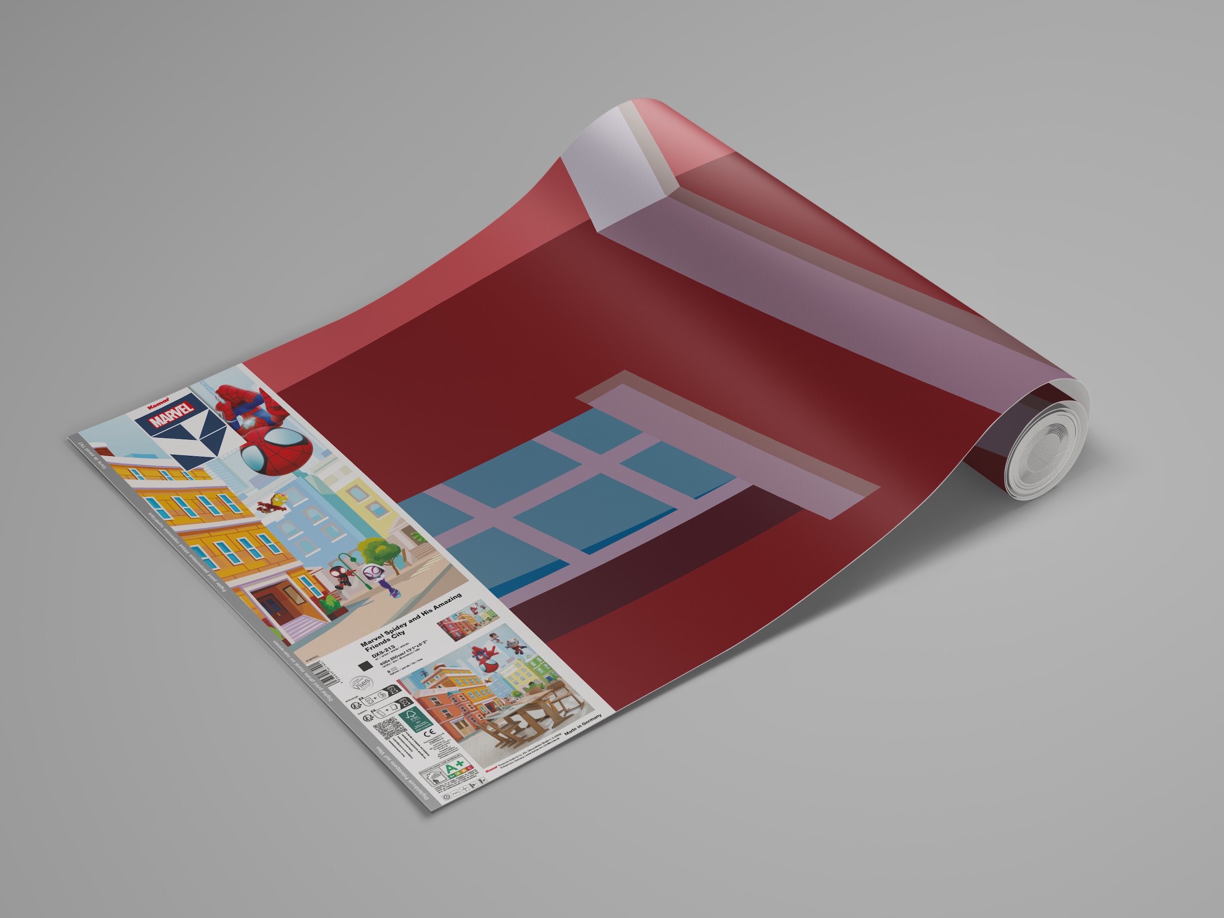 Komar Papier peint pour enfants »Marvel Spidey and His Amazing Friends City« imprimé