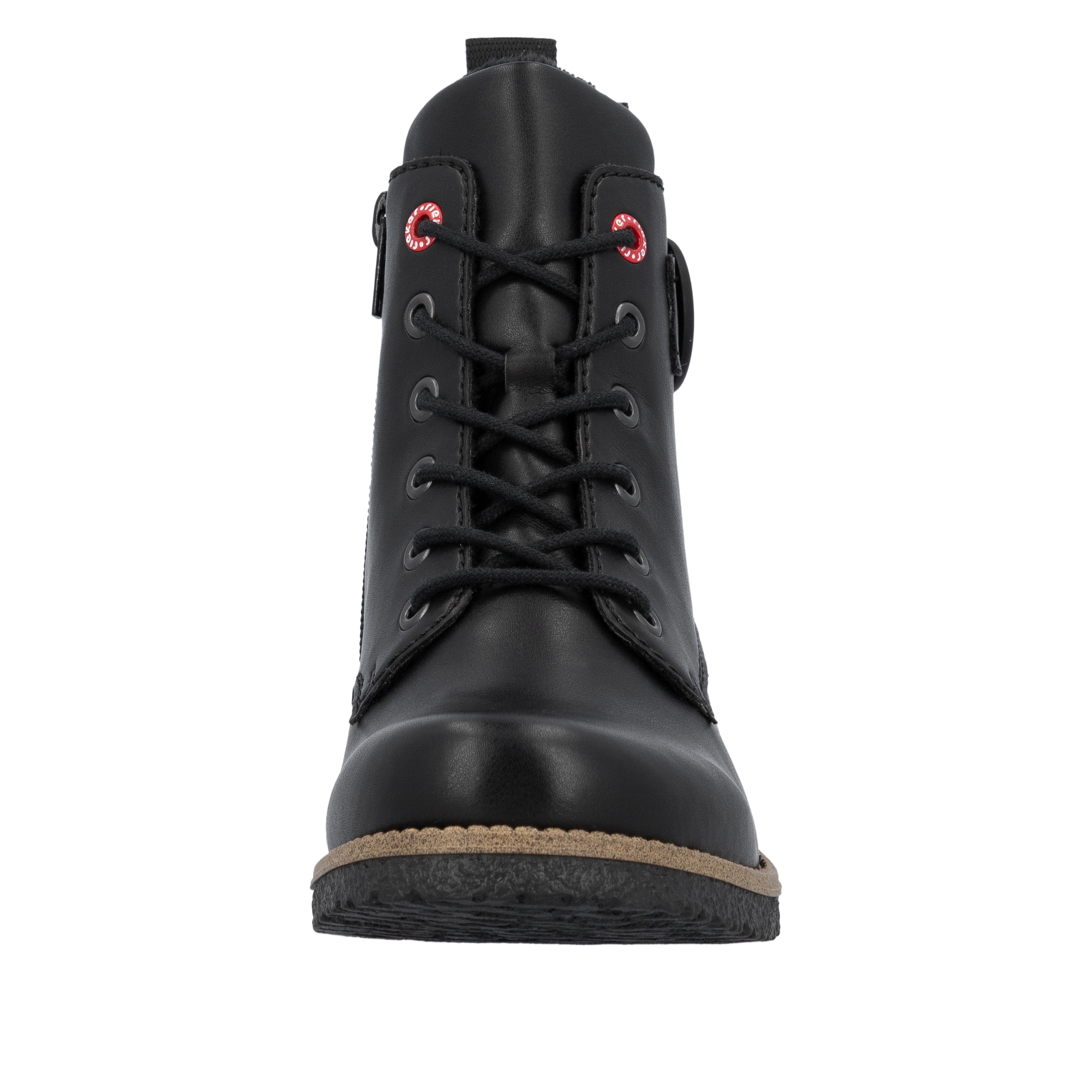 Rieker Schnürstiefelette  Schnürboots, Stiefelette, Blockabsatz mit dekorativer Zierschnalle