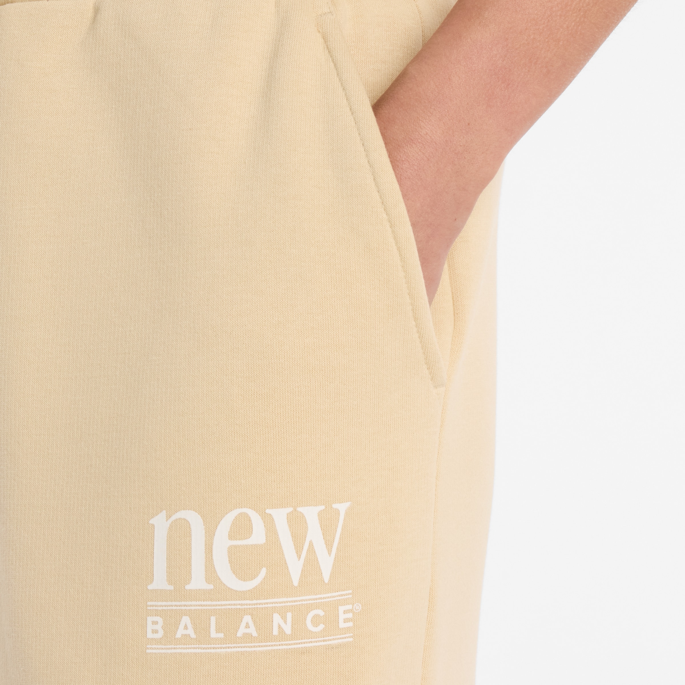 New Balance Jogginghose  aus Baumwolle und Polyester, sportlicher Stil, bequeme Passform
