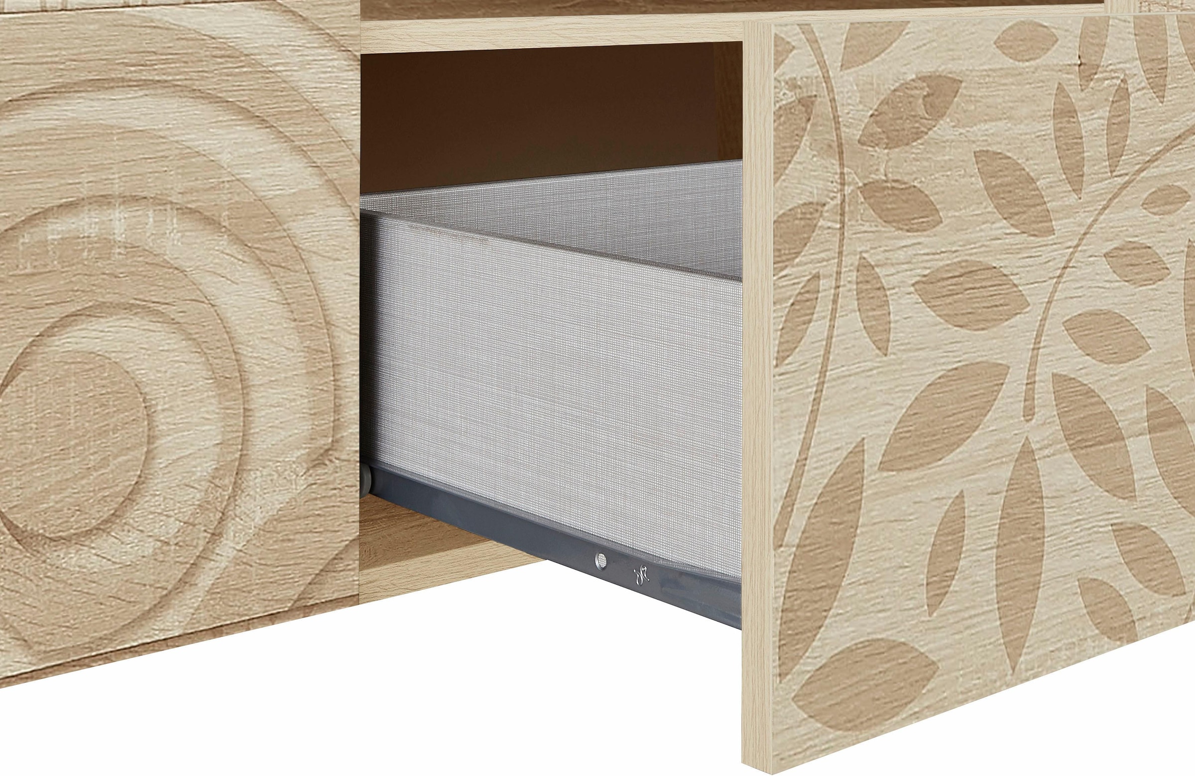 INOSIGN Lowboard »Miro« Breite 181 cm mit dekorativem Siebdruck