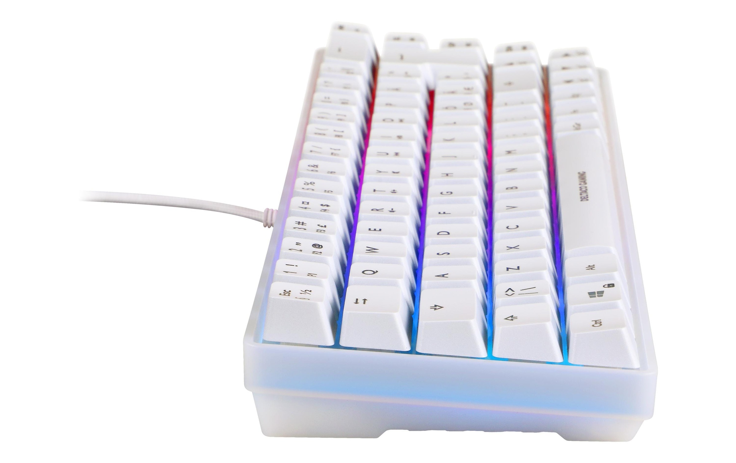 DELTACO Clavier de jeu »GAM-158-W RGB« ()