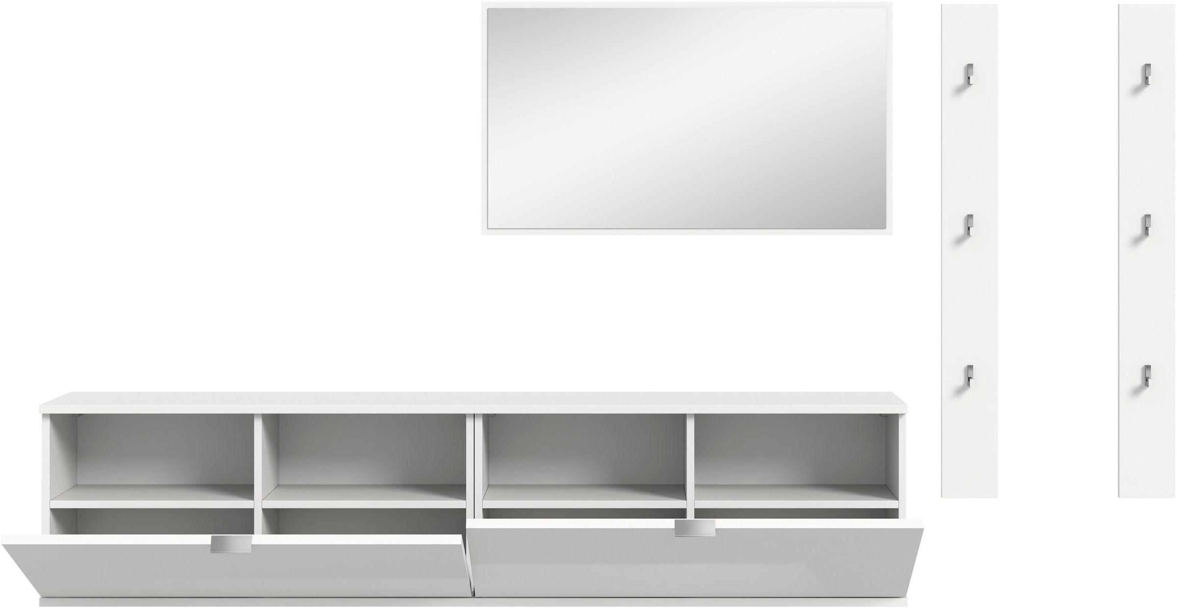Home affaire Garderoben-Set »Trondheim Garderobenset 4-tlg. , Breite 237 cm,« 4 Stk. tlg.