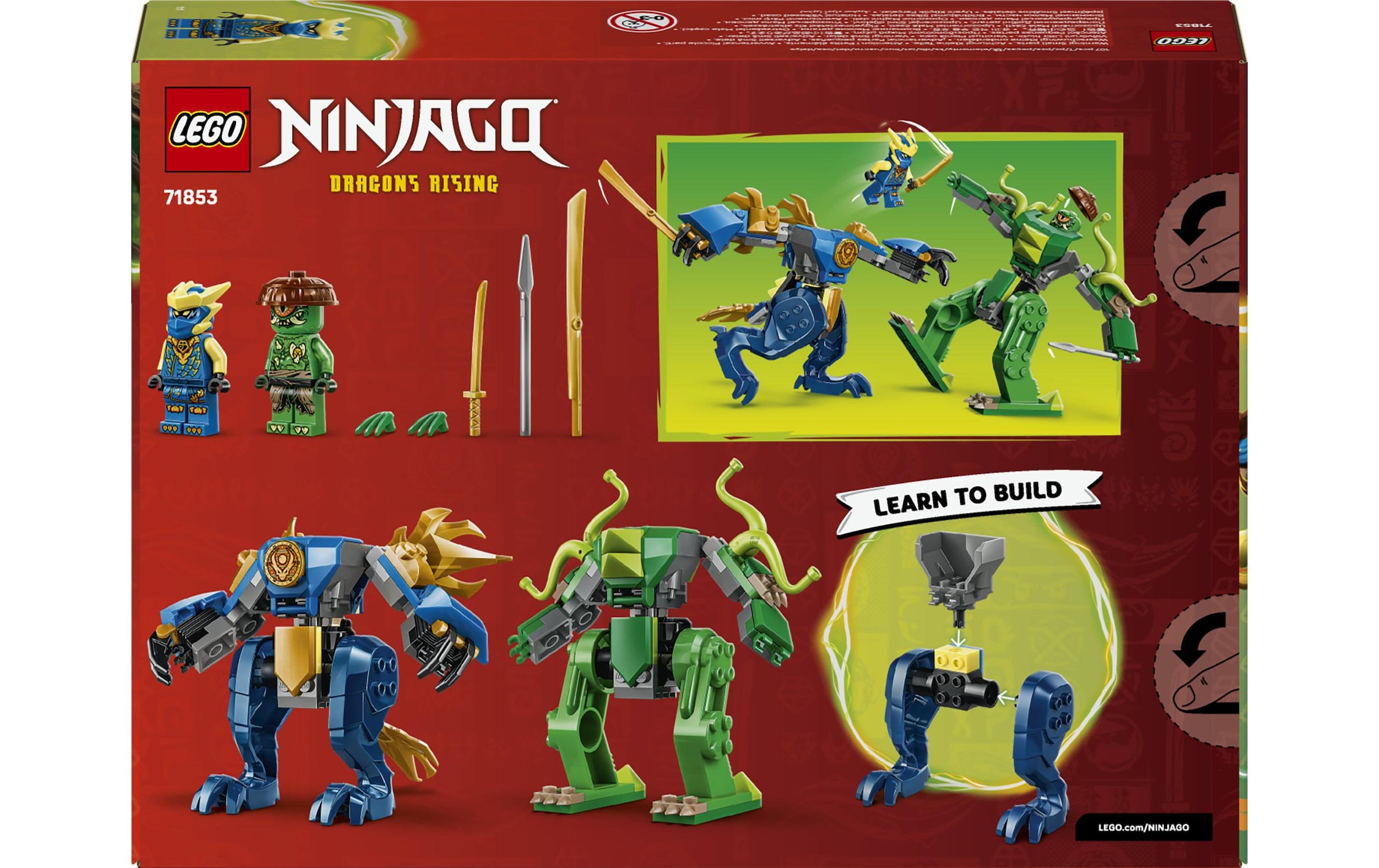 LEGO® Pions de construction »Duell mit Jays Drachen-Mech (71853), LEGO Ninjago«