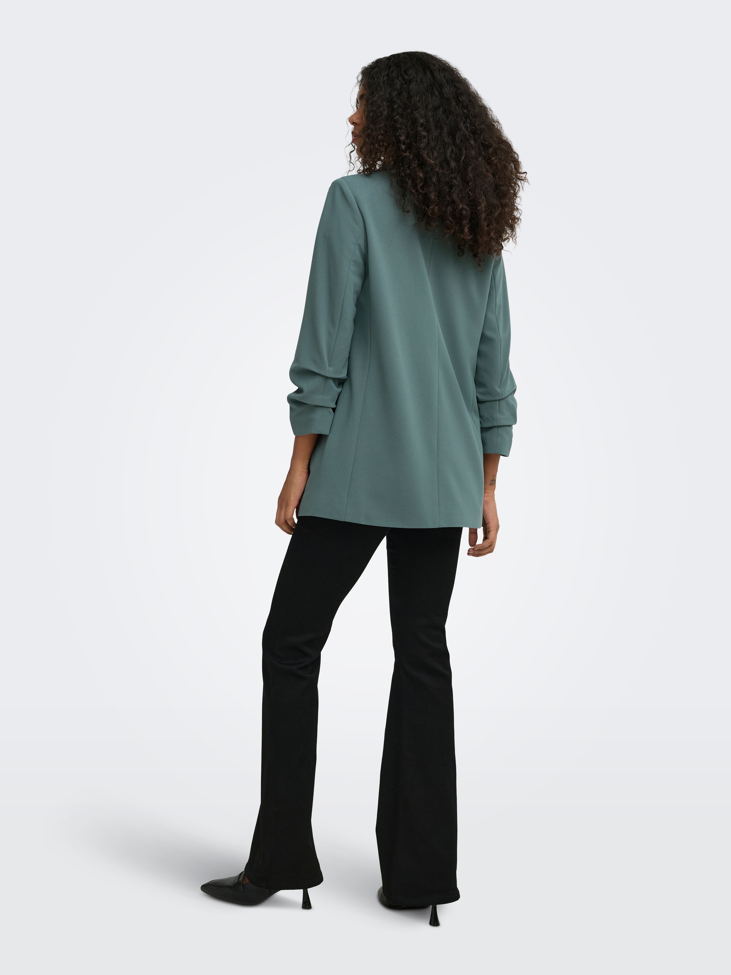 ONLY Blazer long »ONLKALINA 3/4 OPEN BLAZER CC TLR« mélange de matières, coupe ample