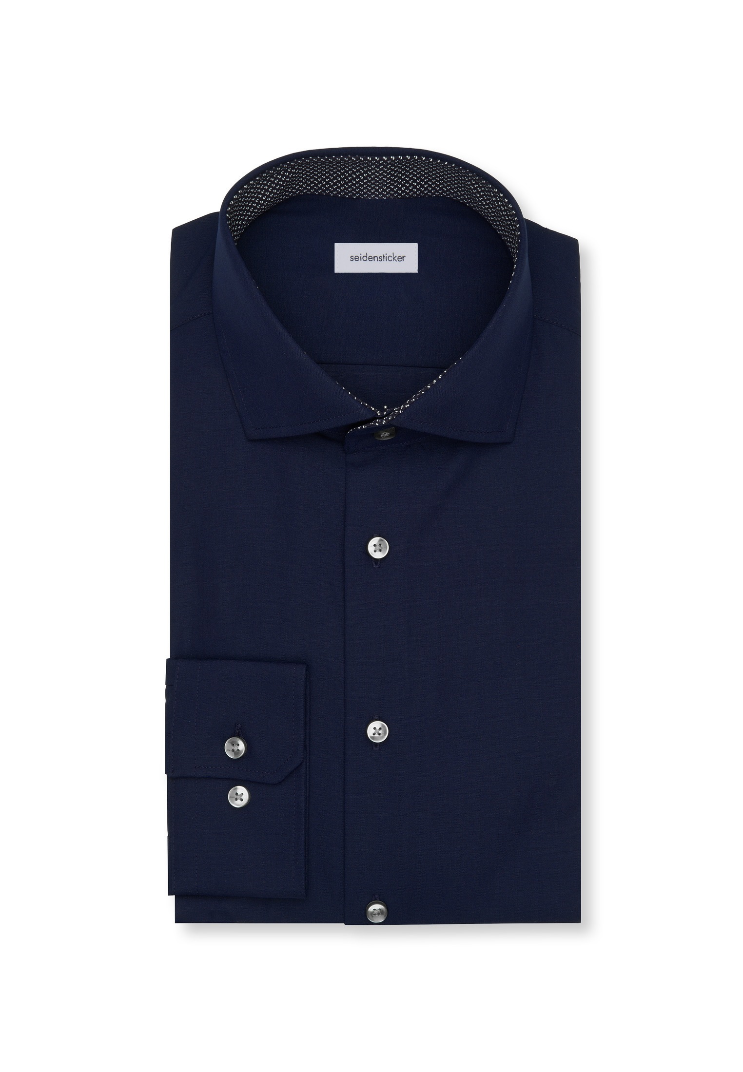 seidensticker Chemise d'affaires »Schwarze Rose« Slim 1/1 Kentkragen