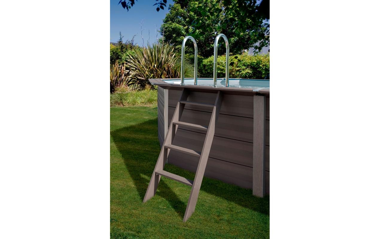 Gre Achtformpool »Avantgarde« 6-tlg., Composite Pool, ØxH: 410x124 cm