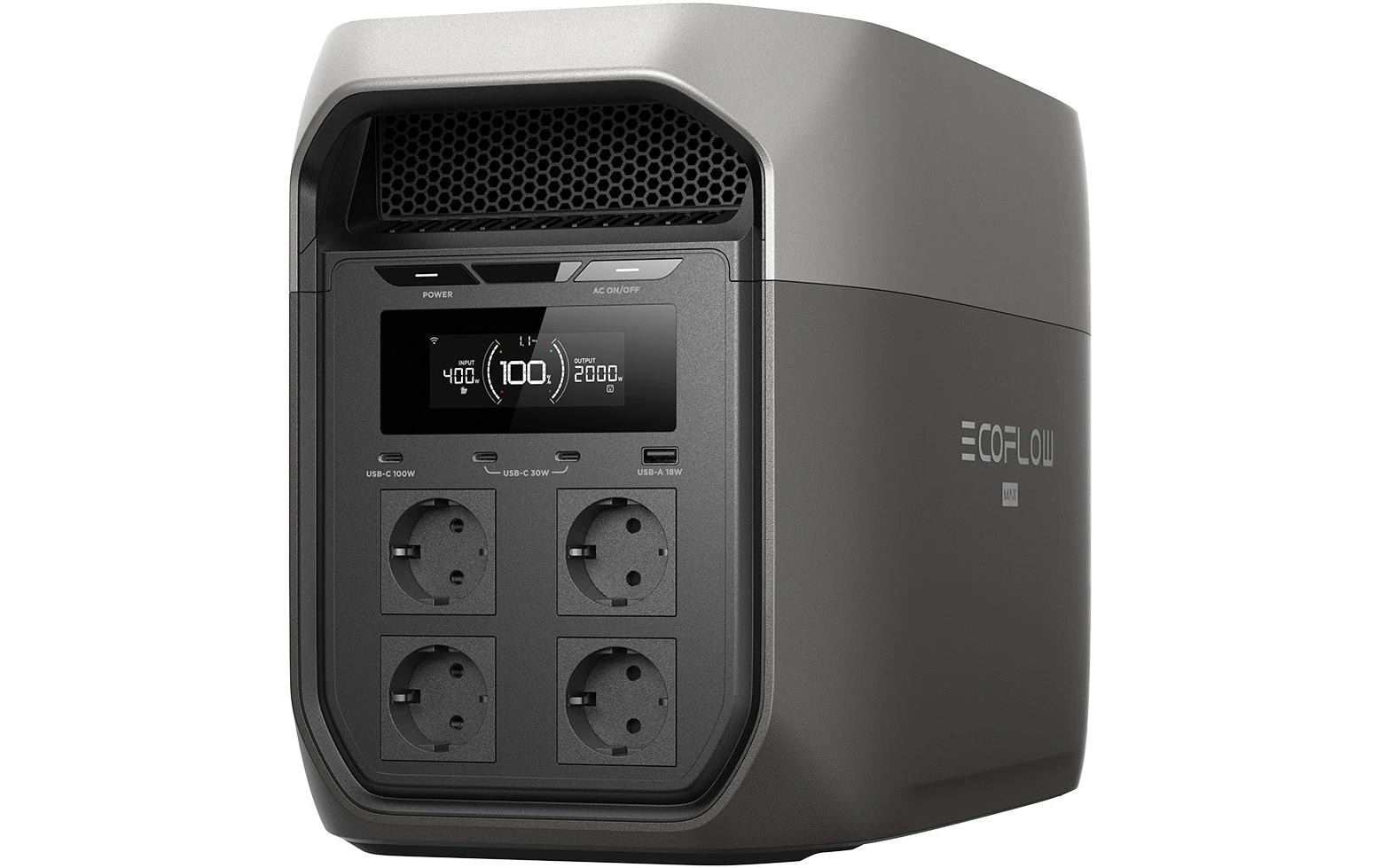 Ecoflow Station d'énergie »Power Station Delta 3 Max 2048 Wh«