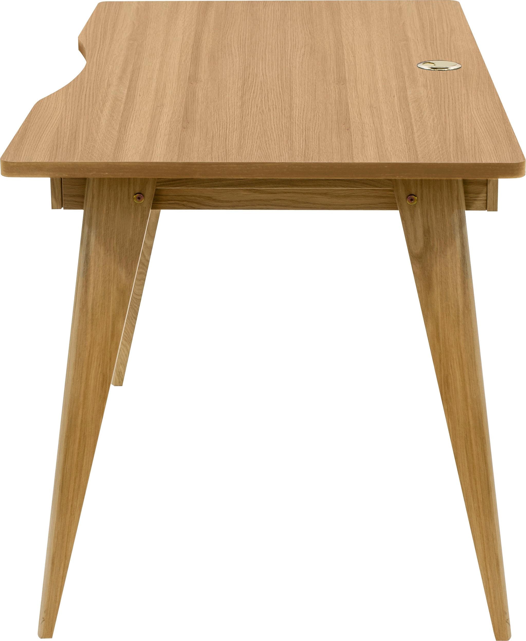 Woodman Bureau »Nice« ,  design scandinave, pieds de table en chêne massif, FSC®