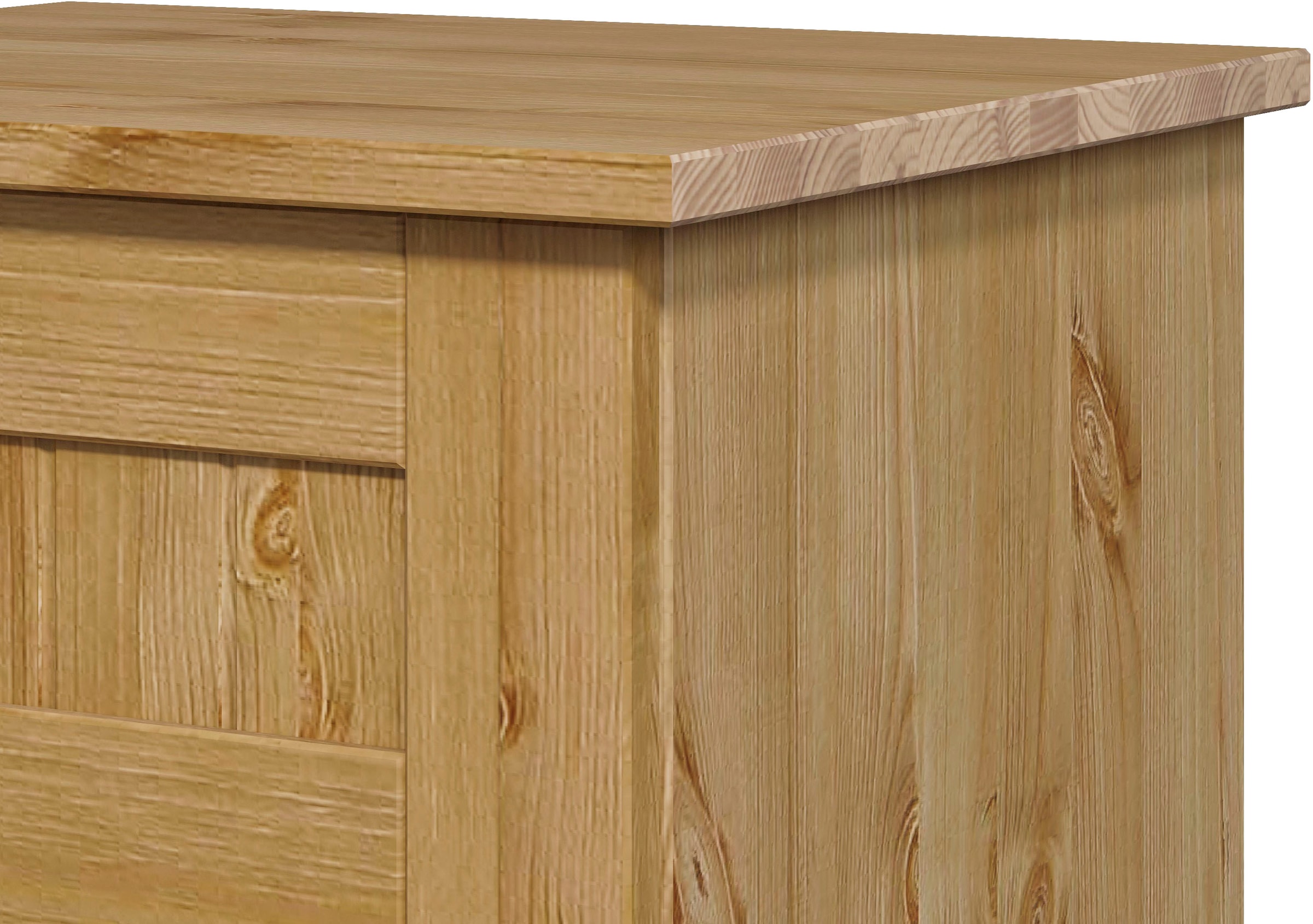 GOODproduct Garderobenschrank »Juventus« 1 Stk. tlg. aus massiver Kiefer, Breite  67cm, mit Kleiderstange