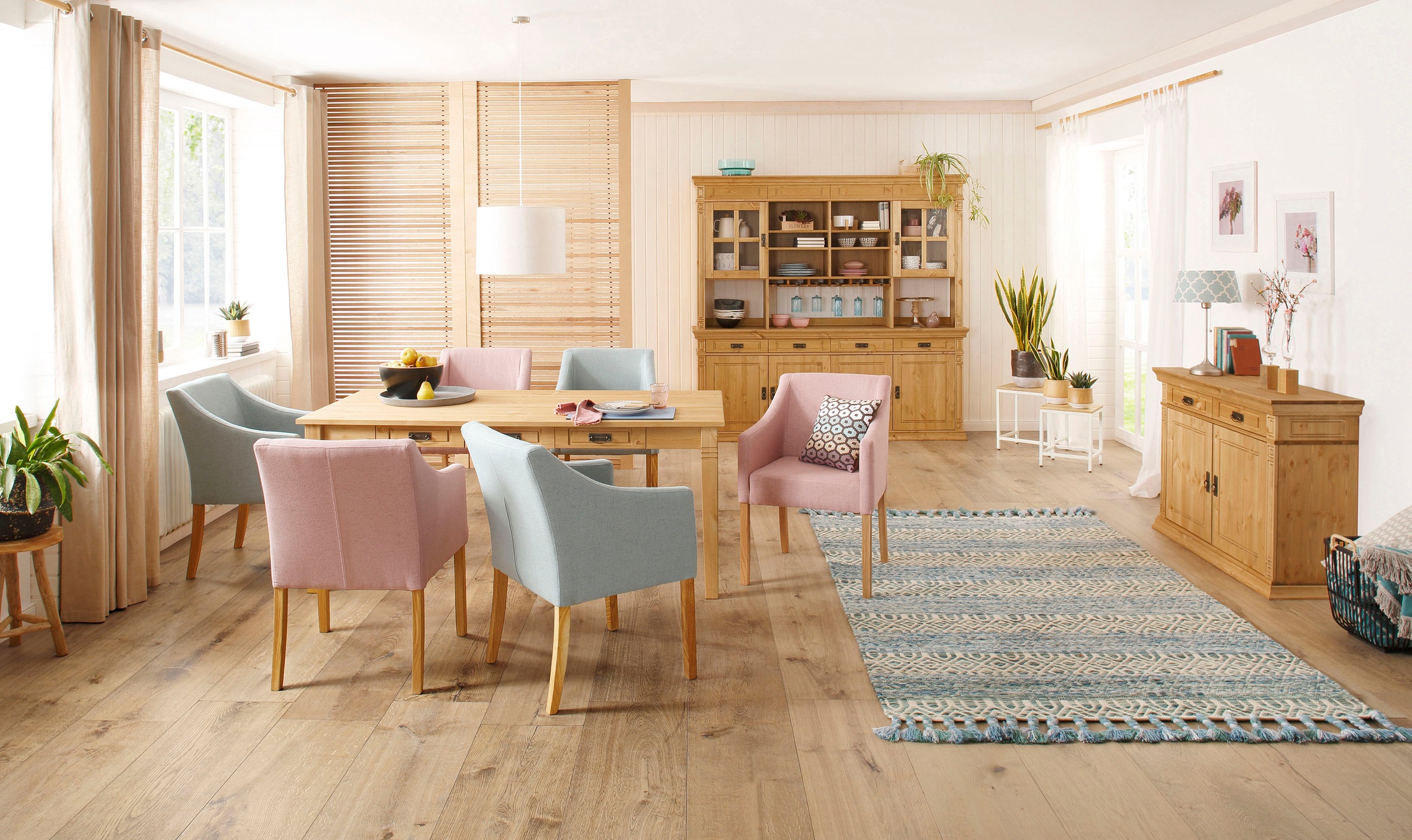 Home affaire Kommode »Vinales« Breite 112 cm aus massiver Kiefer