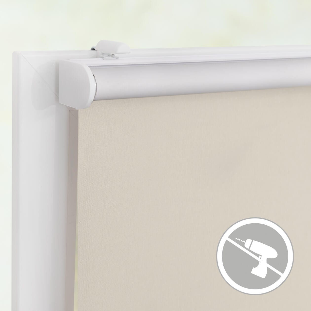 LICHTBLICK ORIGINAL Store à enrouleur »Klemmfix, ohne Bohren« verdunkelnd mit Bohren/ohne Bohren freihängend Steuerbar mit Bluetooth-App, integrierter Elektromotor und Akku