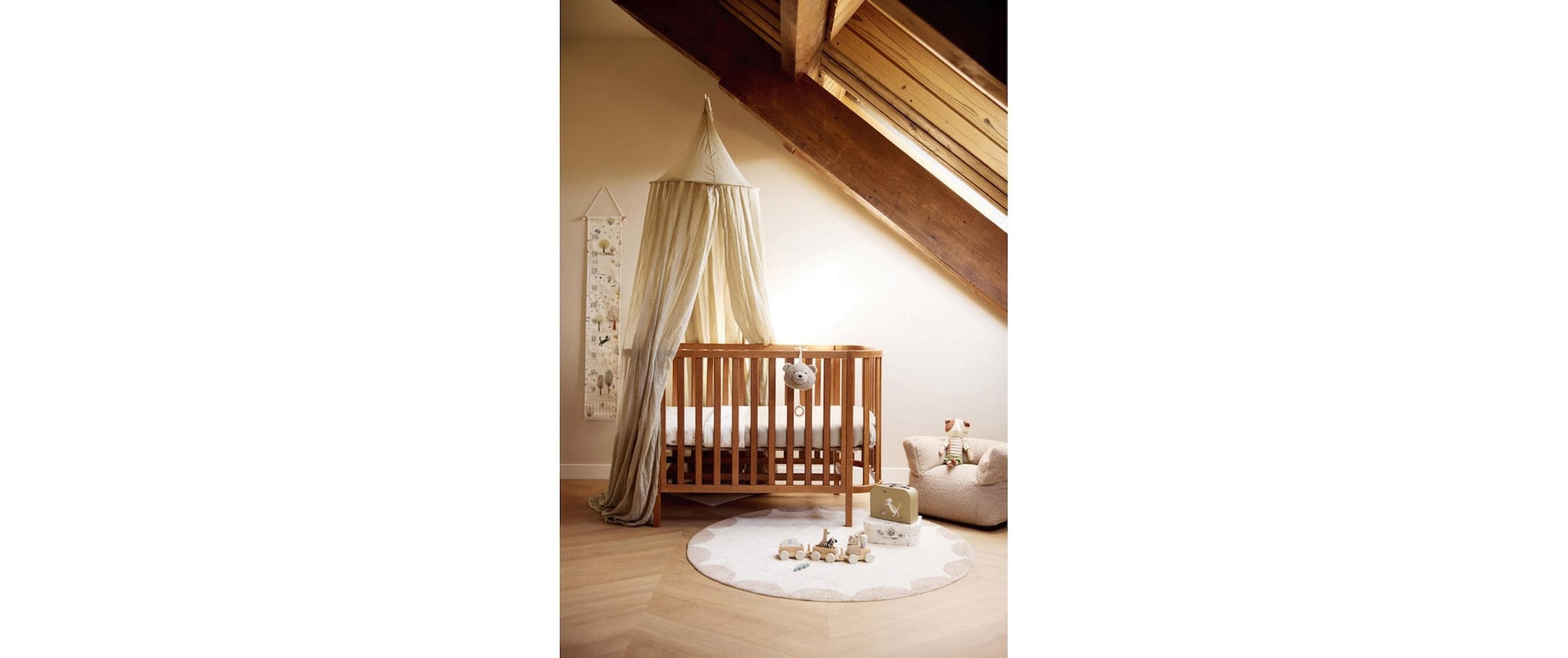 Jollein Fauteuil pour enfant »Teddy Warm Sand« Gemütlicher Kindersessel