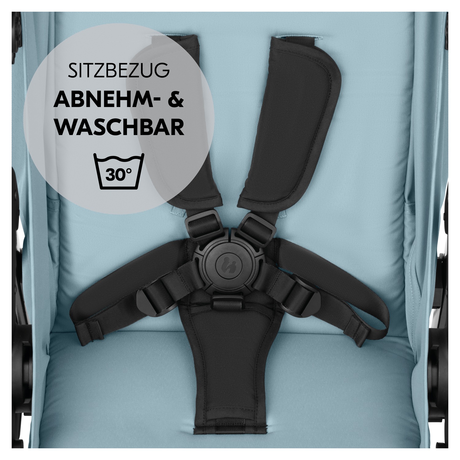 Hauck Poussette pour enfants »Shop N Care, Dusty Blue« 22 kilos bis 22 kg belastbar; kompatibel mit Babyschale