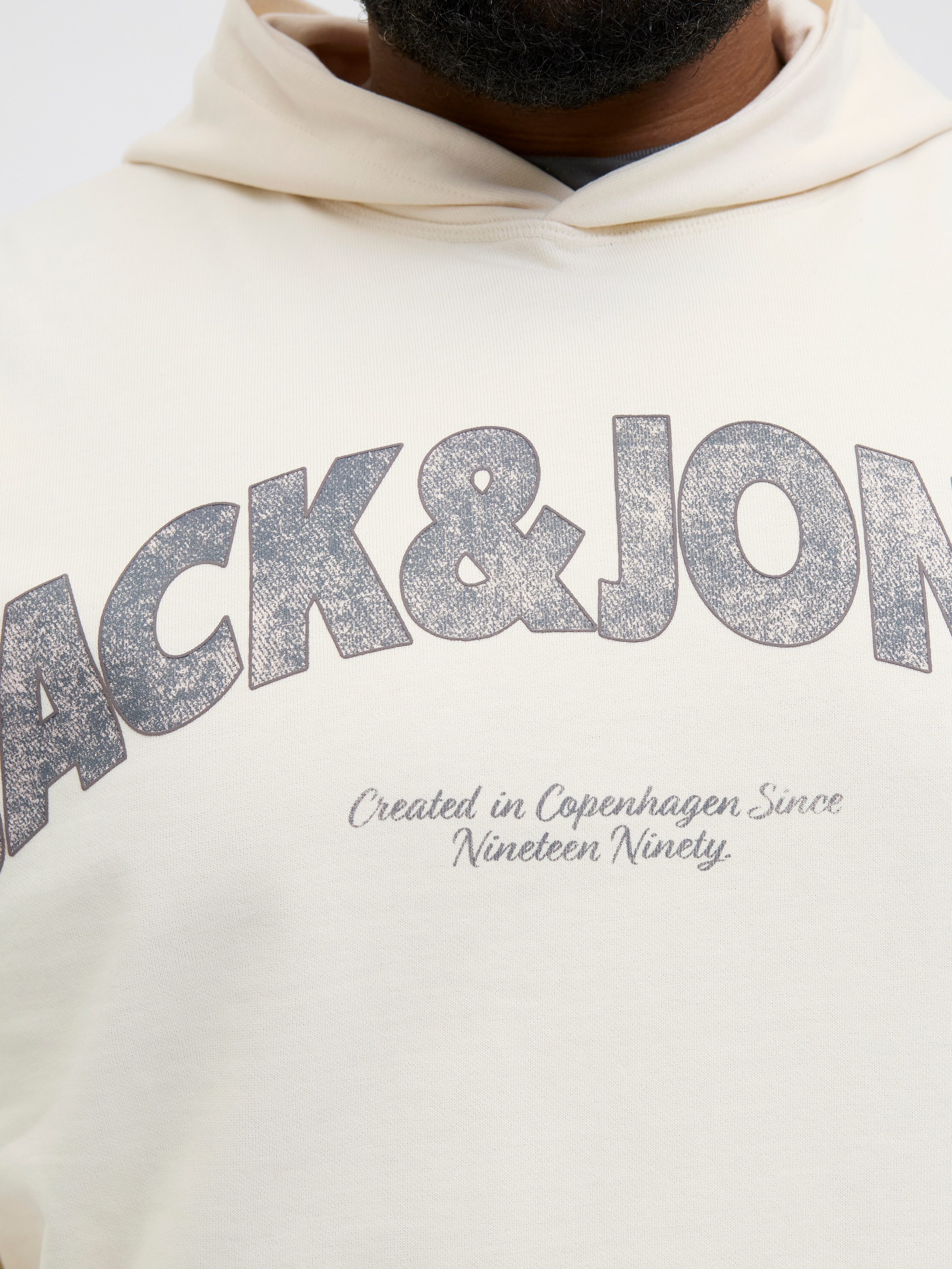 Jack & Jones PlusSize Kapuzensweatshirt »JORALMERIA SWEAT HOOD PLS« mit Logo Print