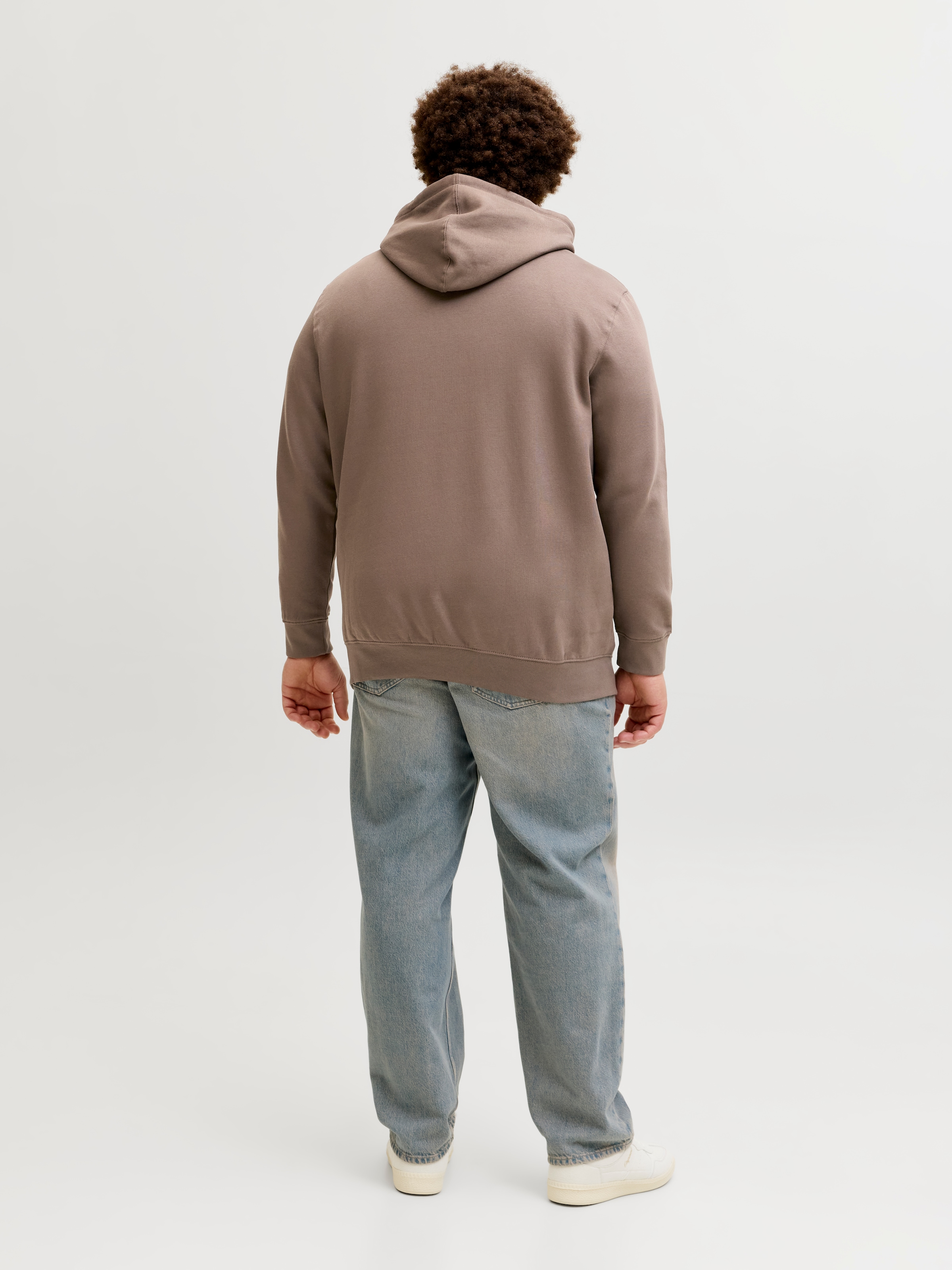 Jack & Jones PlusSize Sweat à capuche »JJESTAR JJ SWEAT HOOD NOOS PLS«, mélange coton, coupe décontractée
