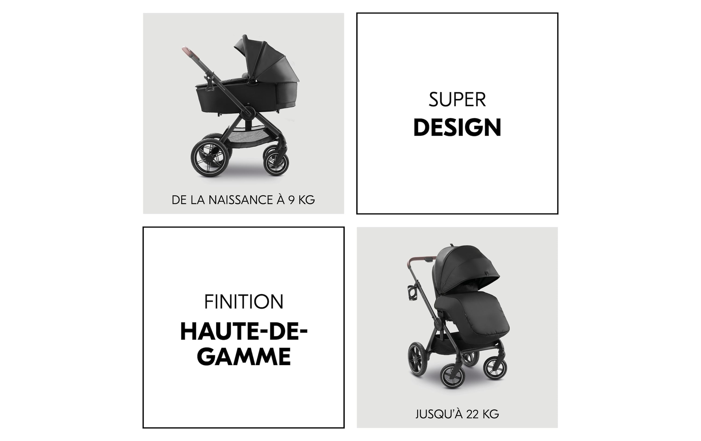Hauck Kombi-Kinderwagen »Comfort N Care« 25 kg