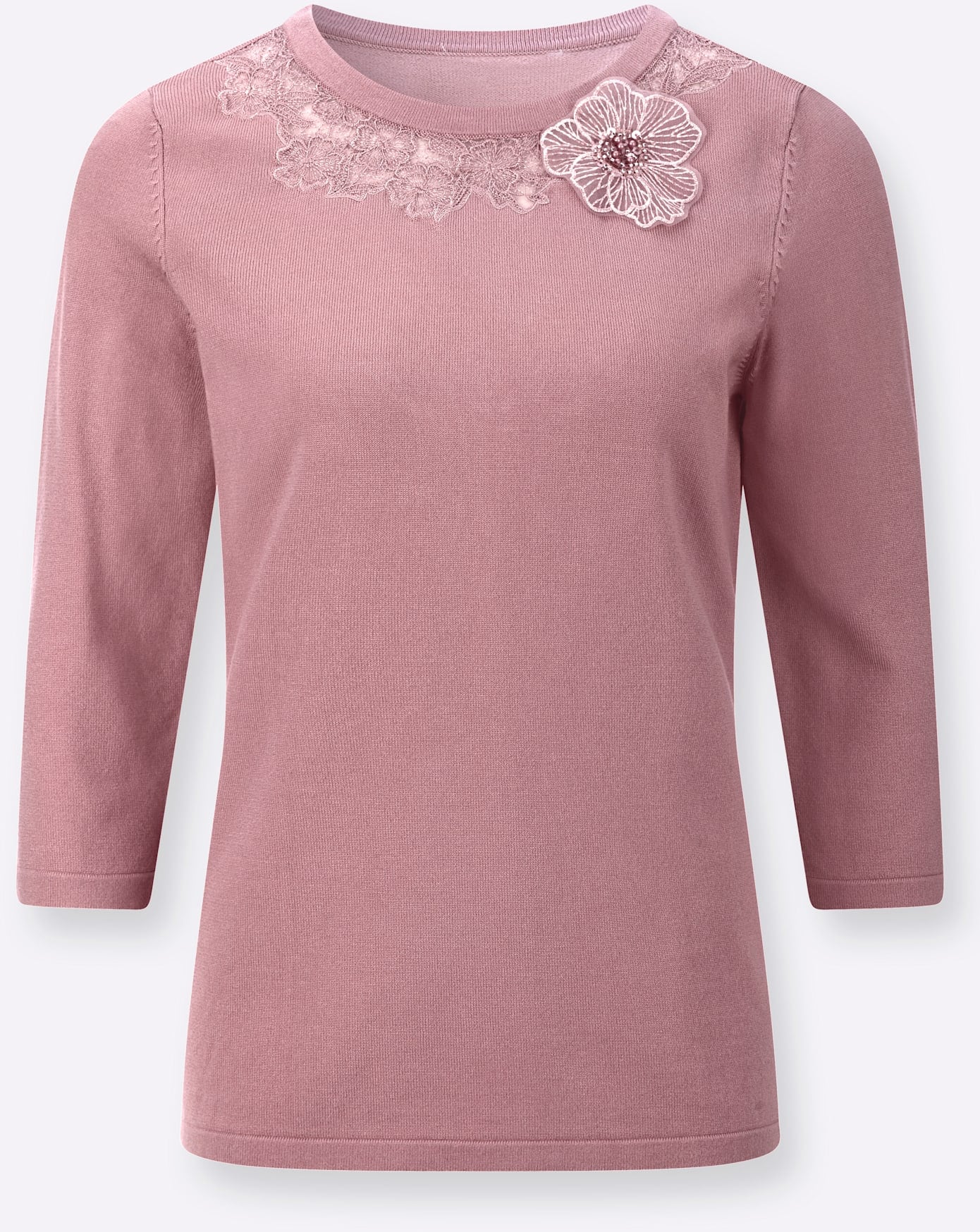 creation L Pull à manches 3/4 »Lyocell-Mix-Pullover«