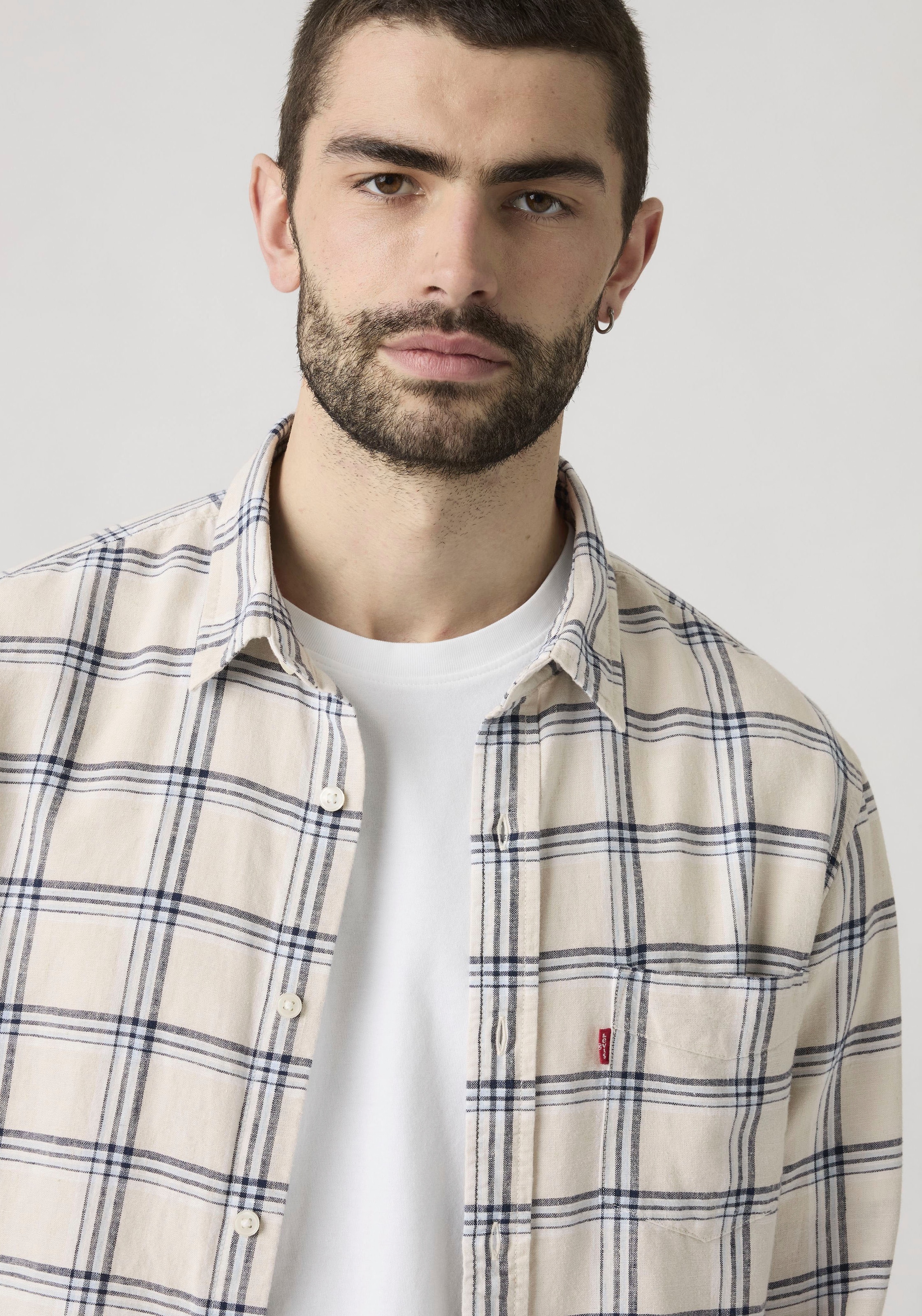 Levi's® Chemise à carreaux »SUNSET 1 POCKET STAND« mit Brusttasche