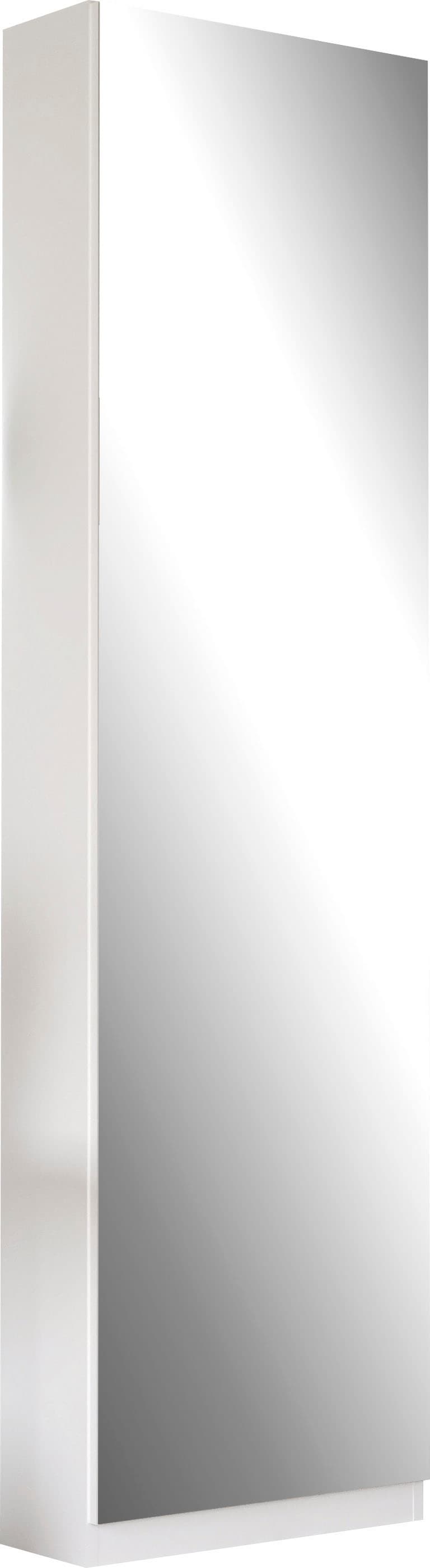 FORTE Schuhschrank »Calma Schuhschrank, Spiegeltüre, 12 Paar Schuhe, Türanschlag wählbar« B/H/T : 50/179,7/20 cm,  Schuhschrank mit Spiegeltüre , 180cm hoch, 12 Paar Schuhe