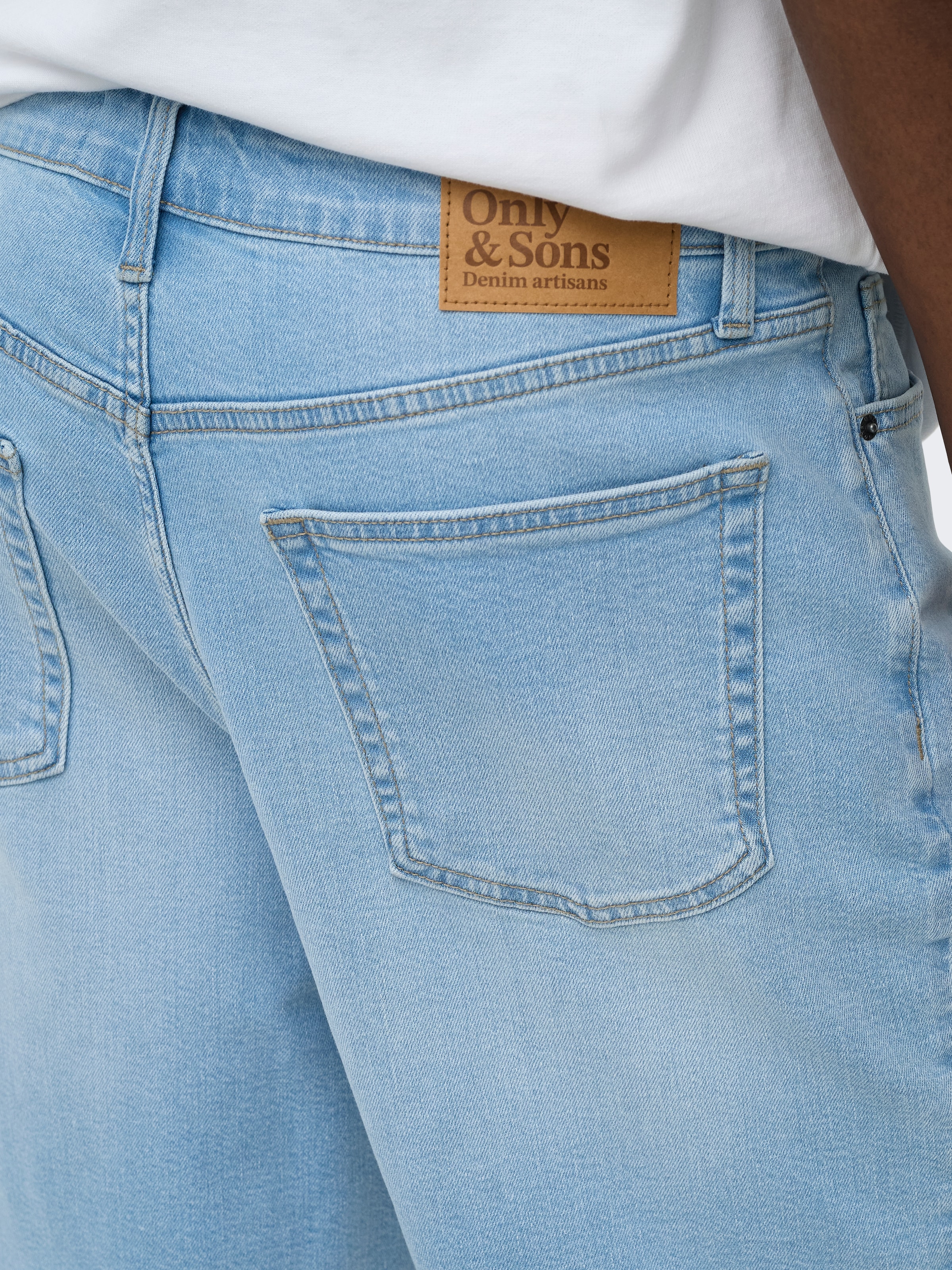 ONLY & SONS Shorts »ONSFADE STRETCH SHORTS BOX CRO DNM OTL«