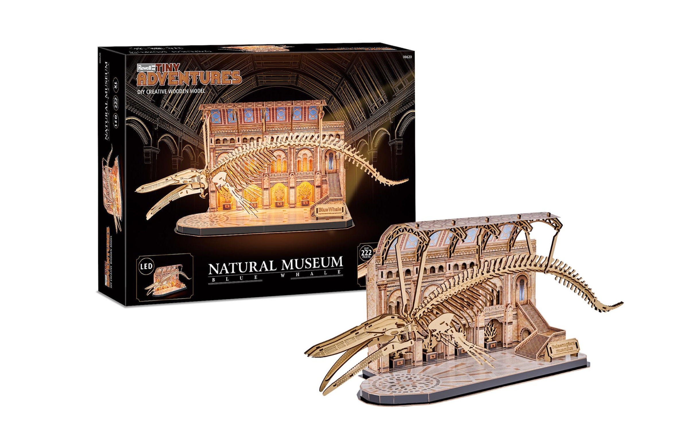 Revell® Kit de modèles réduits »Tiny Adventures – Natural Museum Blue Whale Miniatur«