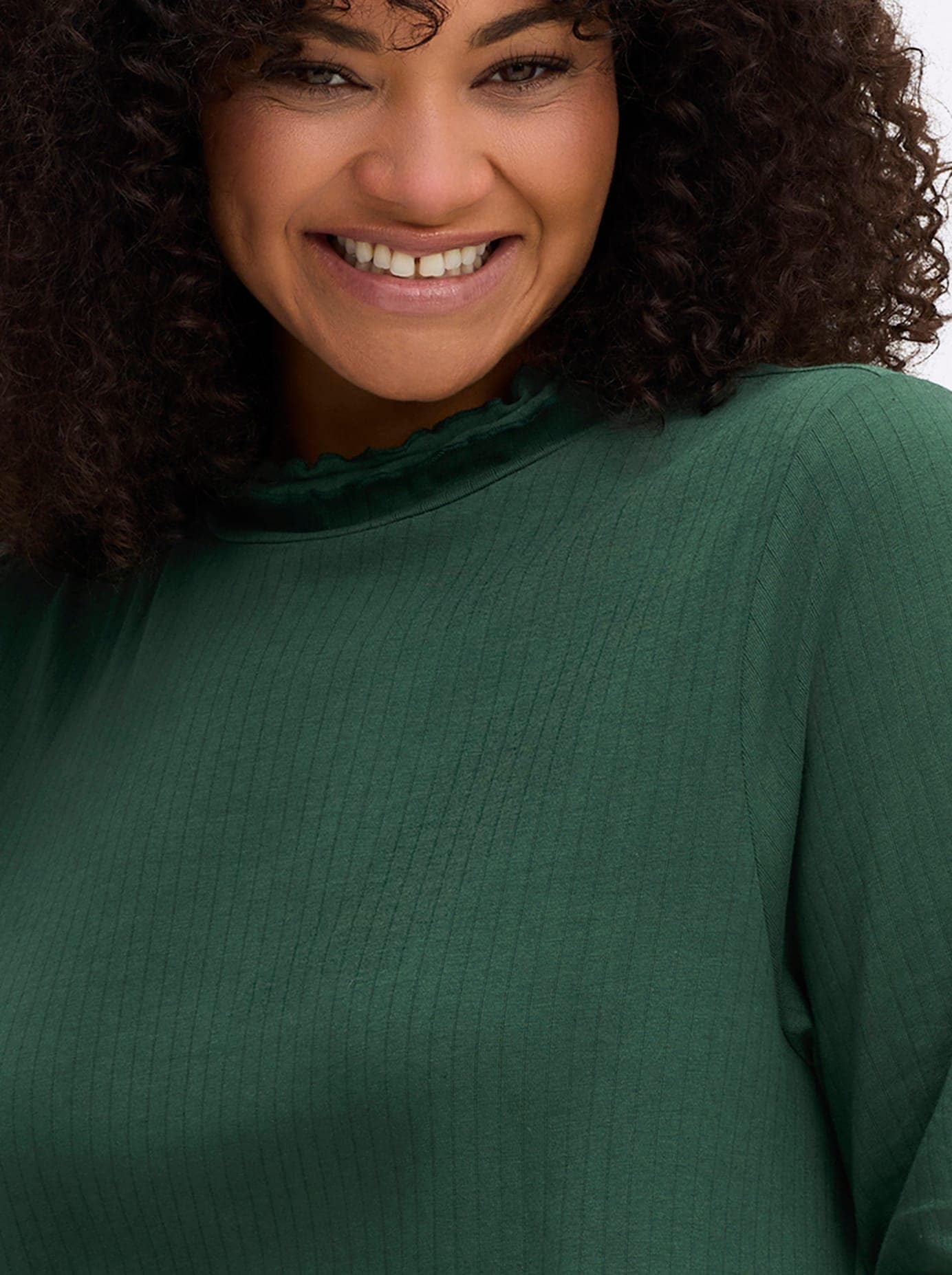 Sheego T-shirt à col montant »Shirtrolli« 1 cuis tlg.