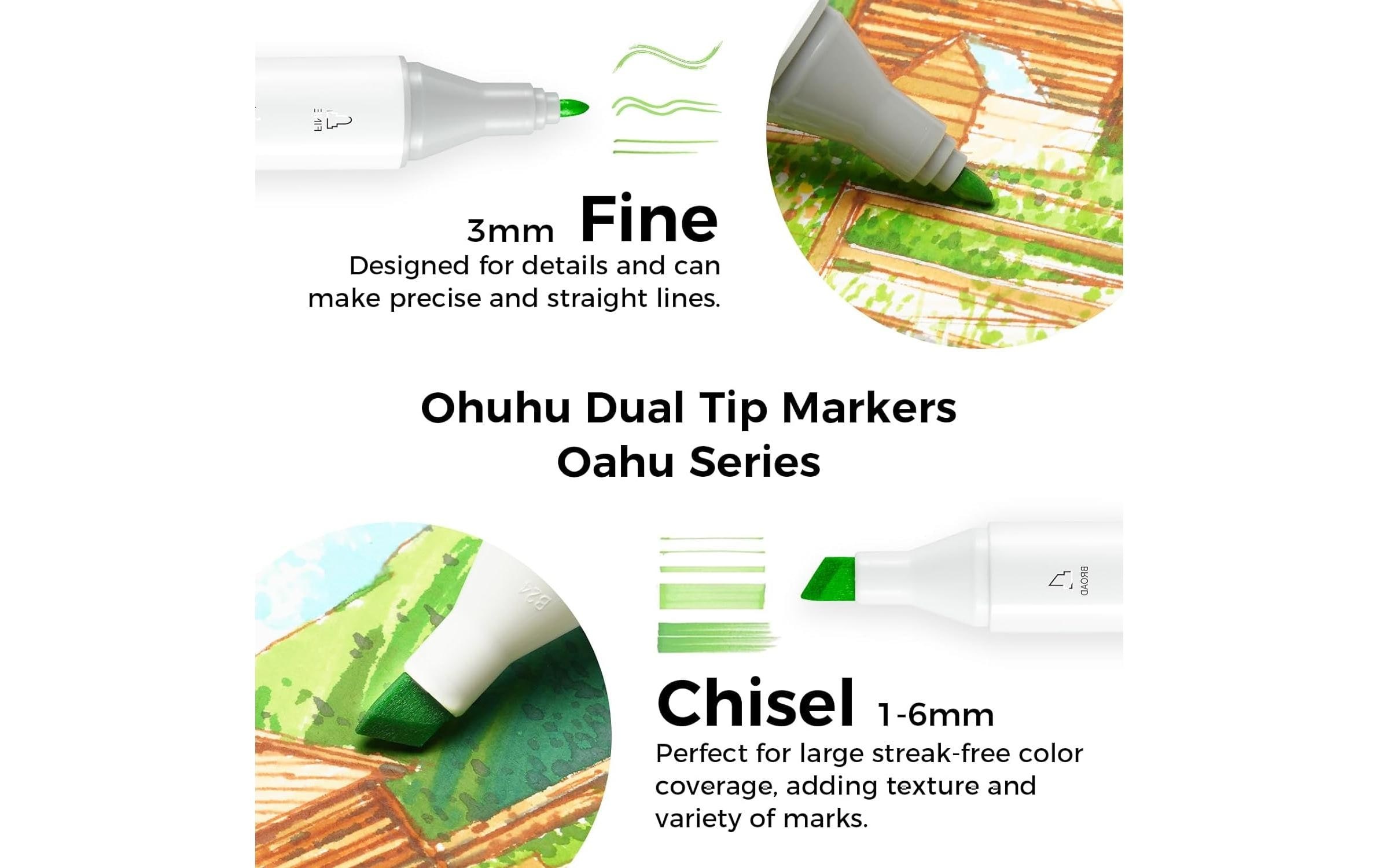   Marqueur »Ohuhu Oahu (80 Stk.) 80 Stück«