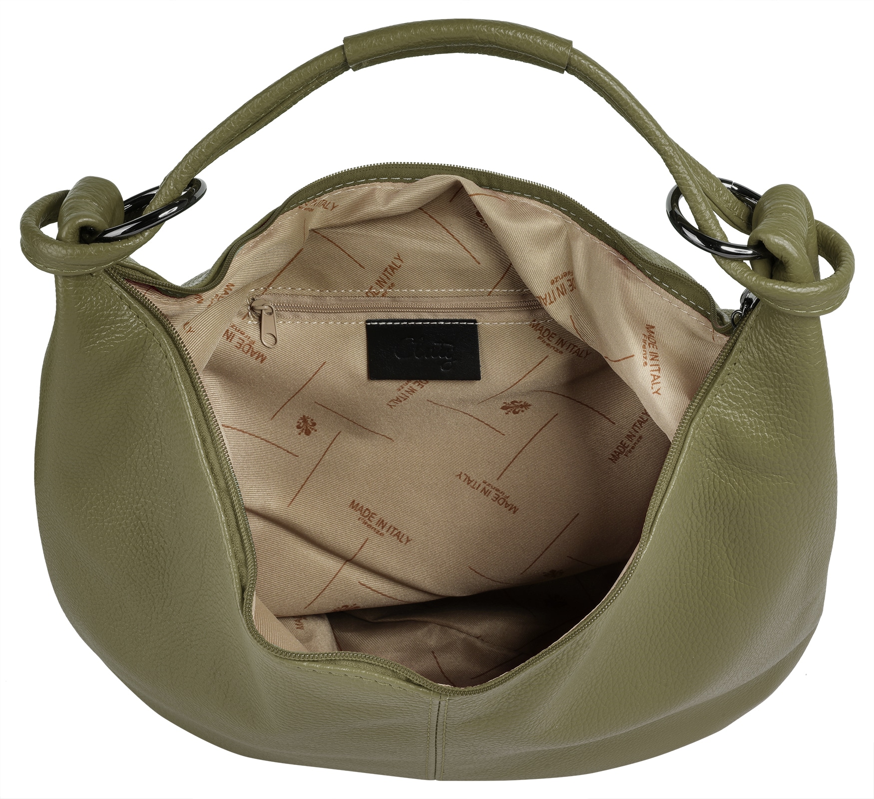 Cluty Shopper echt Leder, Made in Italy