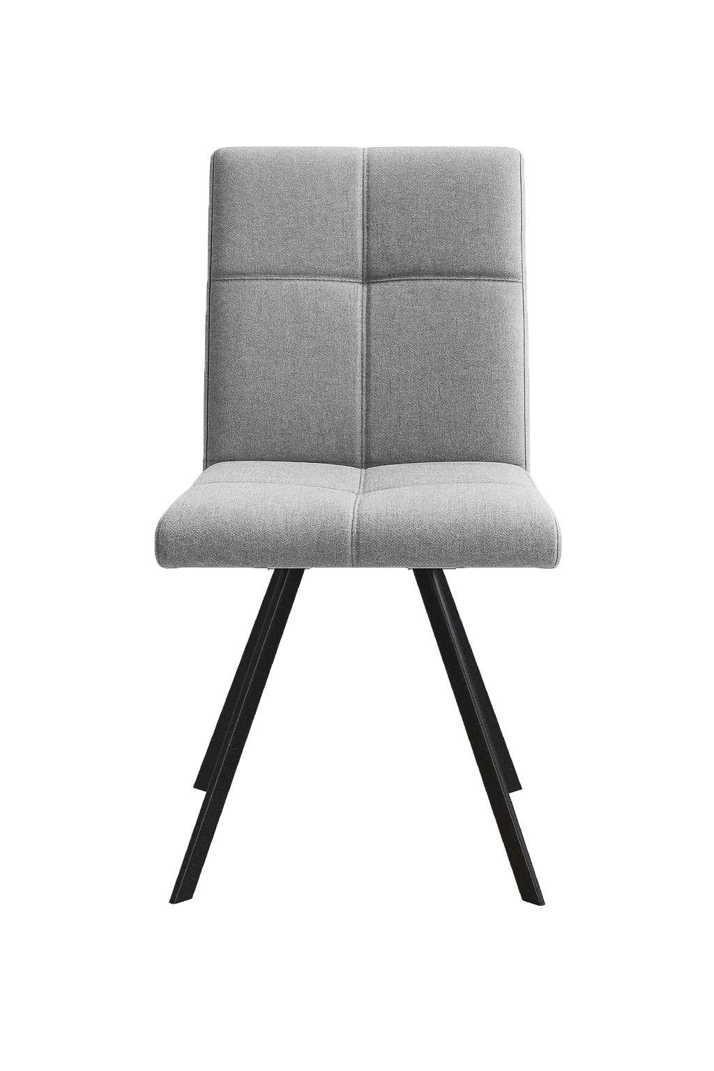 Home affaire Esszimmerstuhl »Mia Essstuhl, Wohnstuhl, Polsterstuhl, 4-Fussstuhl« (Set) 2 Stk.mit schwarz pulverbeschichteten Metallbeinen, gepolstert, modern