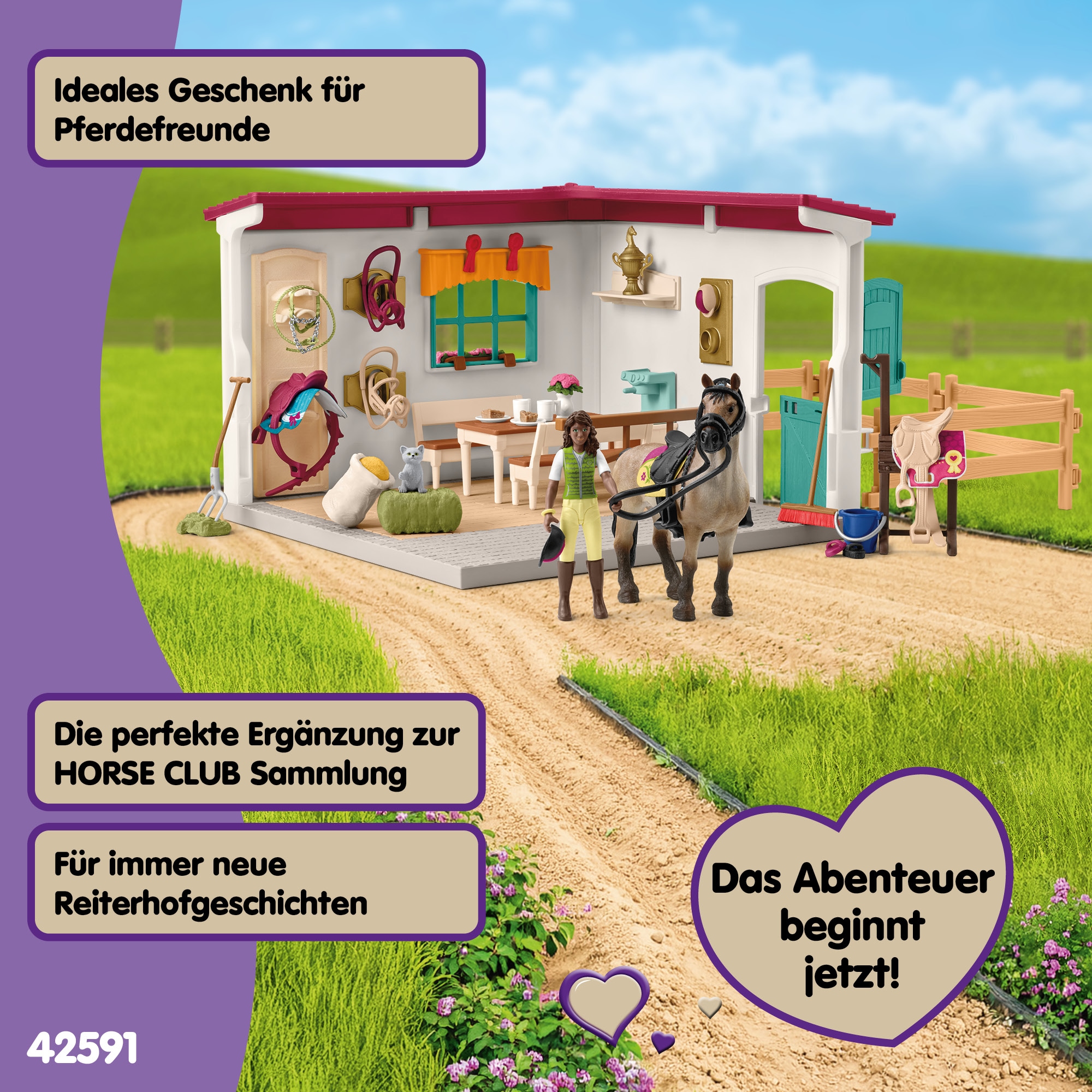 Schleich® Spielwelt »HORSE CLUB, Sattelkammer (42591)« Made in Germany