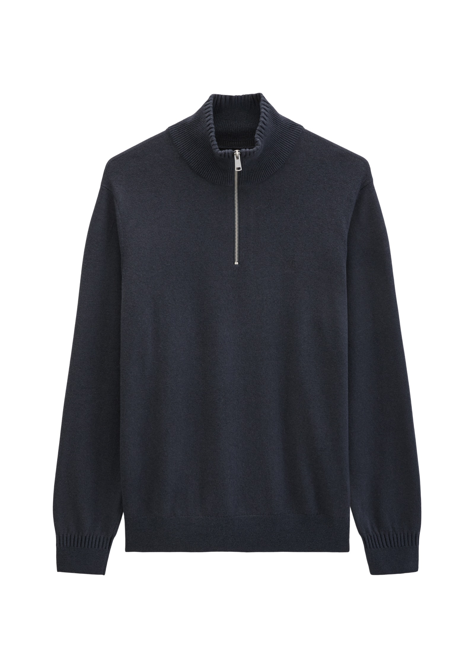 Marc O'Polo Troyer regular aus weichem Bio-Baumwoll-Schurwoll-Mix