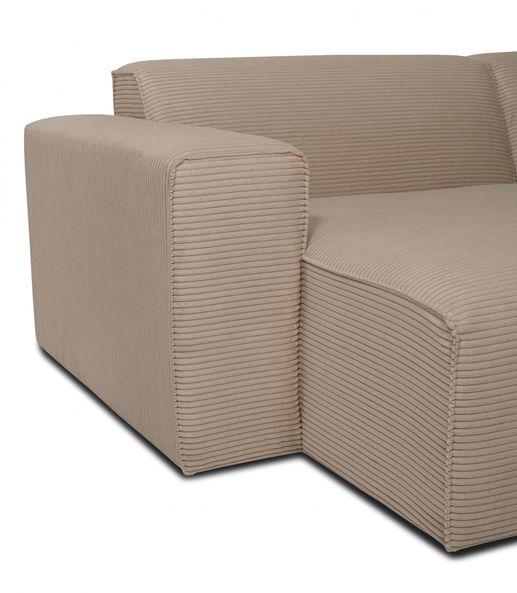GOODproduct Ecksofa »Clayton Breite 247 cm, L-form« in einem trendigen Cord-Bezug, verschiedene Kombinationen verfügbar
