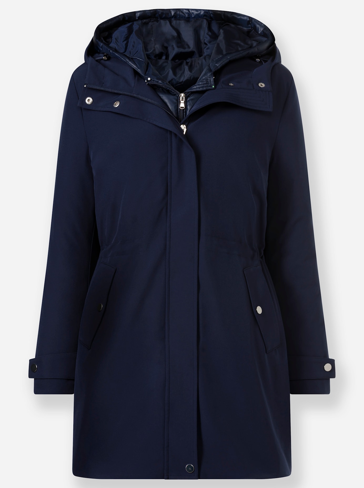 Inspirationen Doppeljacke mit Kapuze