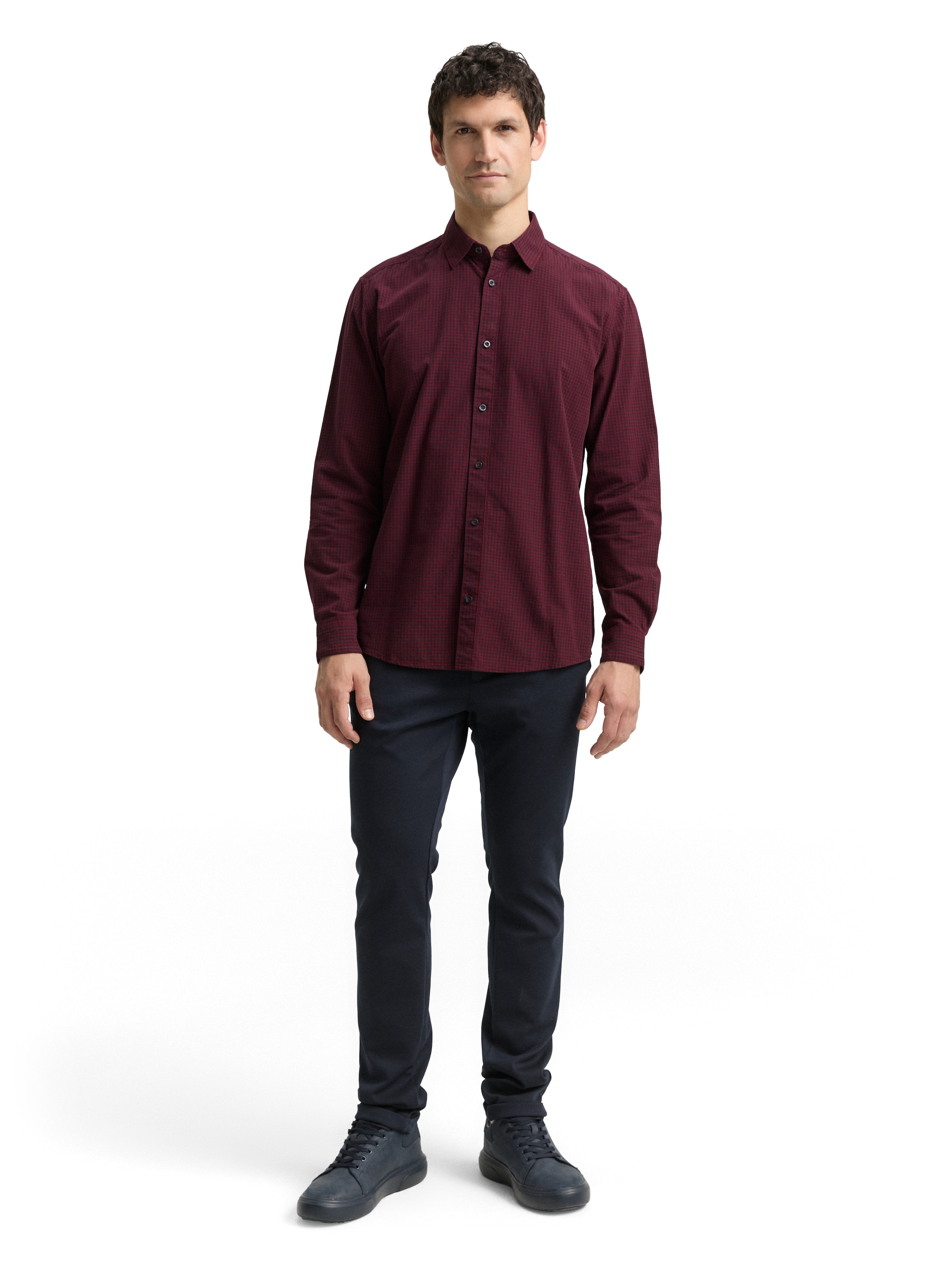 TOM TAILOR Chemise à manches longues mit Karomuster