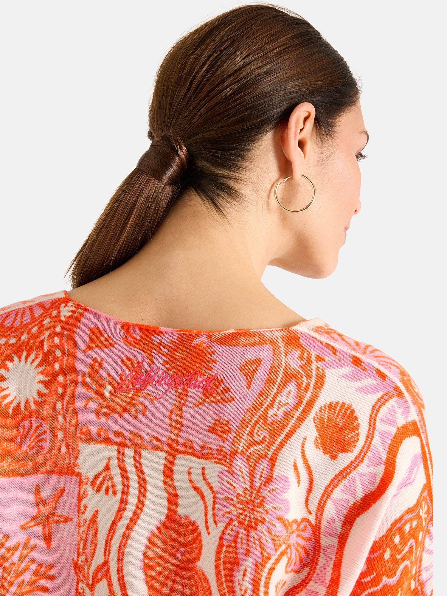 Lieblingsstück Pull à manches courtes »BlancheL« Strickshirt aus Baumwolle