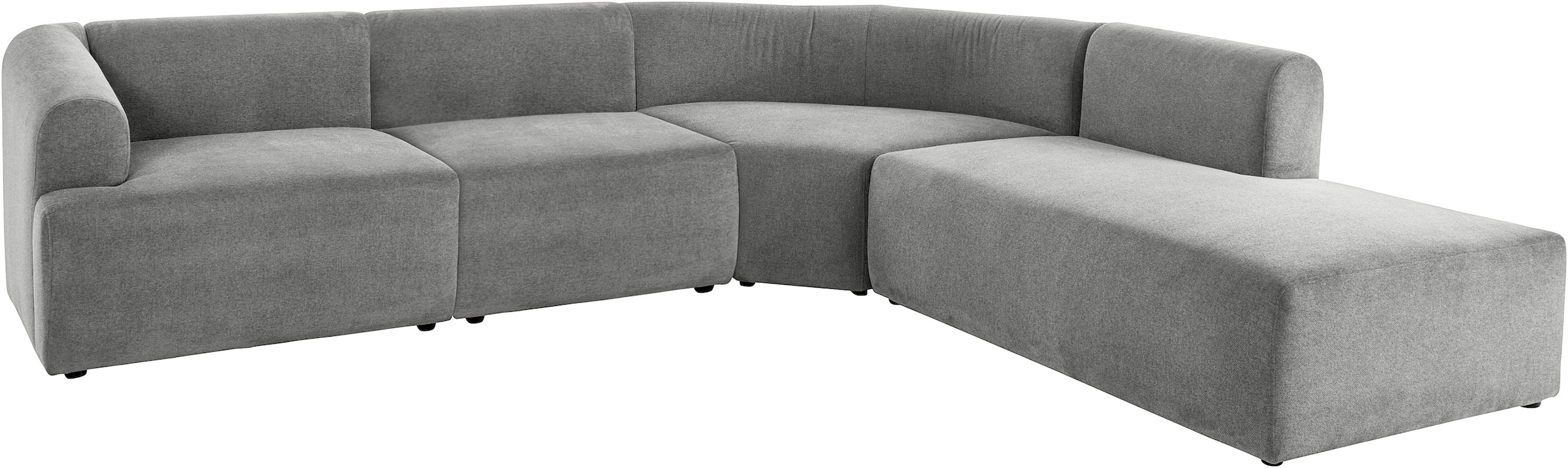 LeGer Home by Lena Gercke Ecksofa »LYZA L-Form links/rechts, Modularsofa "XL", Masse B/T/H: 287/267/74 cm« aus 4 Modulen, zusammen oder einzeln stellbar