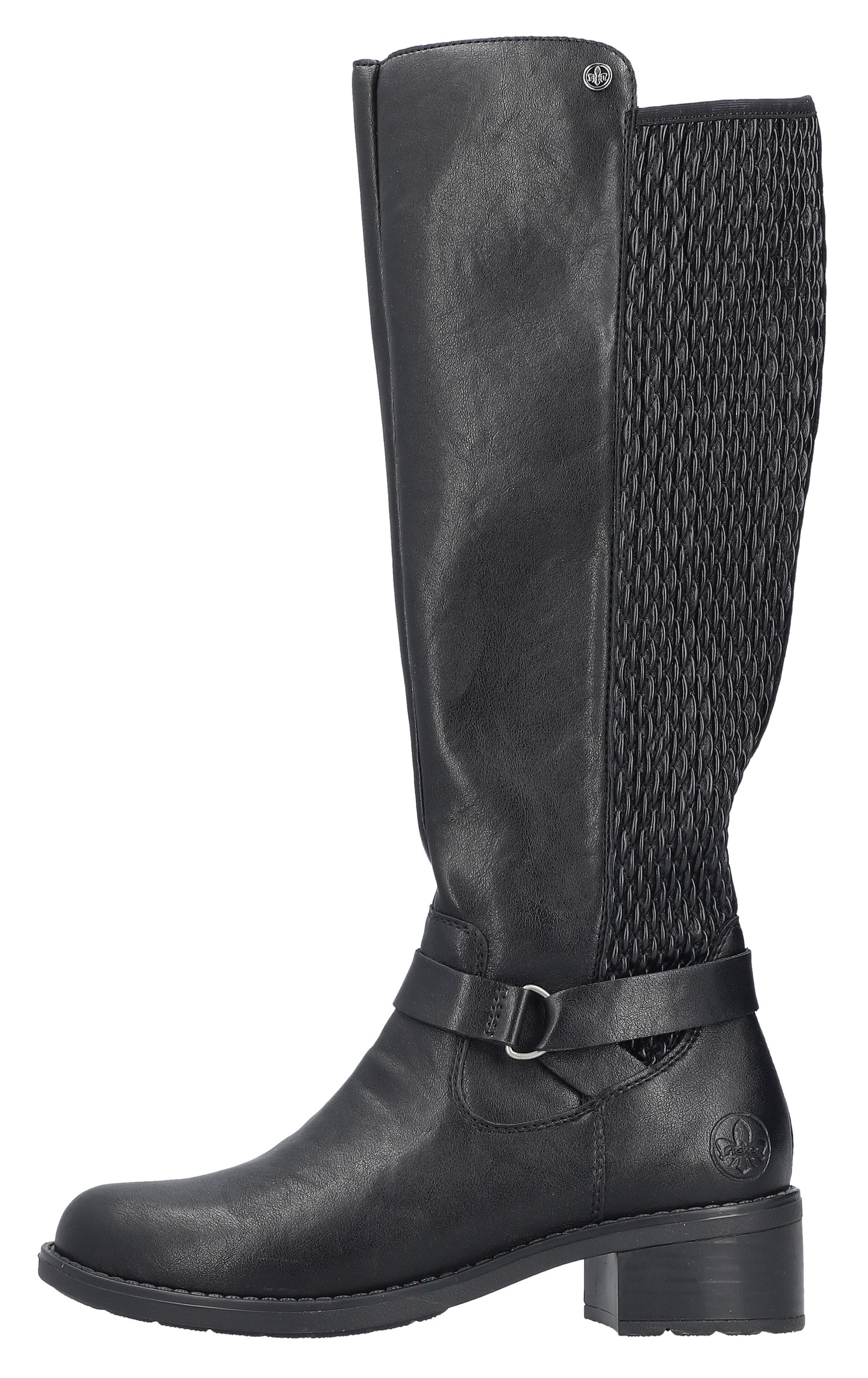 Rieker Bottes  Langschaftstiefel, Stretchstiefel mit herausnehmbarer Innensohle