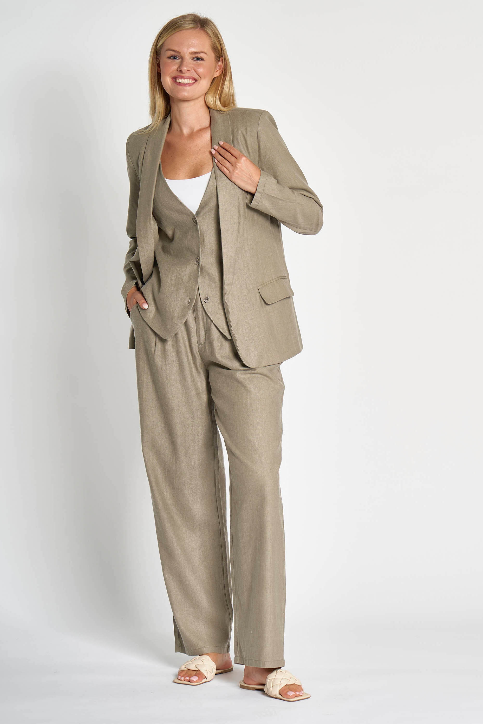 Zhrill Stoffhose »ZHLENYA«  Sommerhose mit seitliche Eingrifftaschen