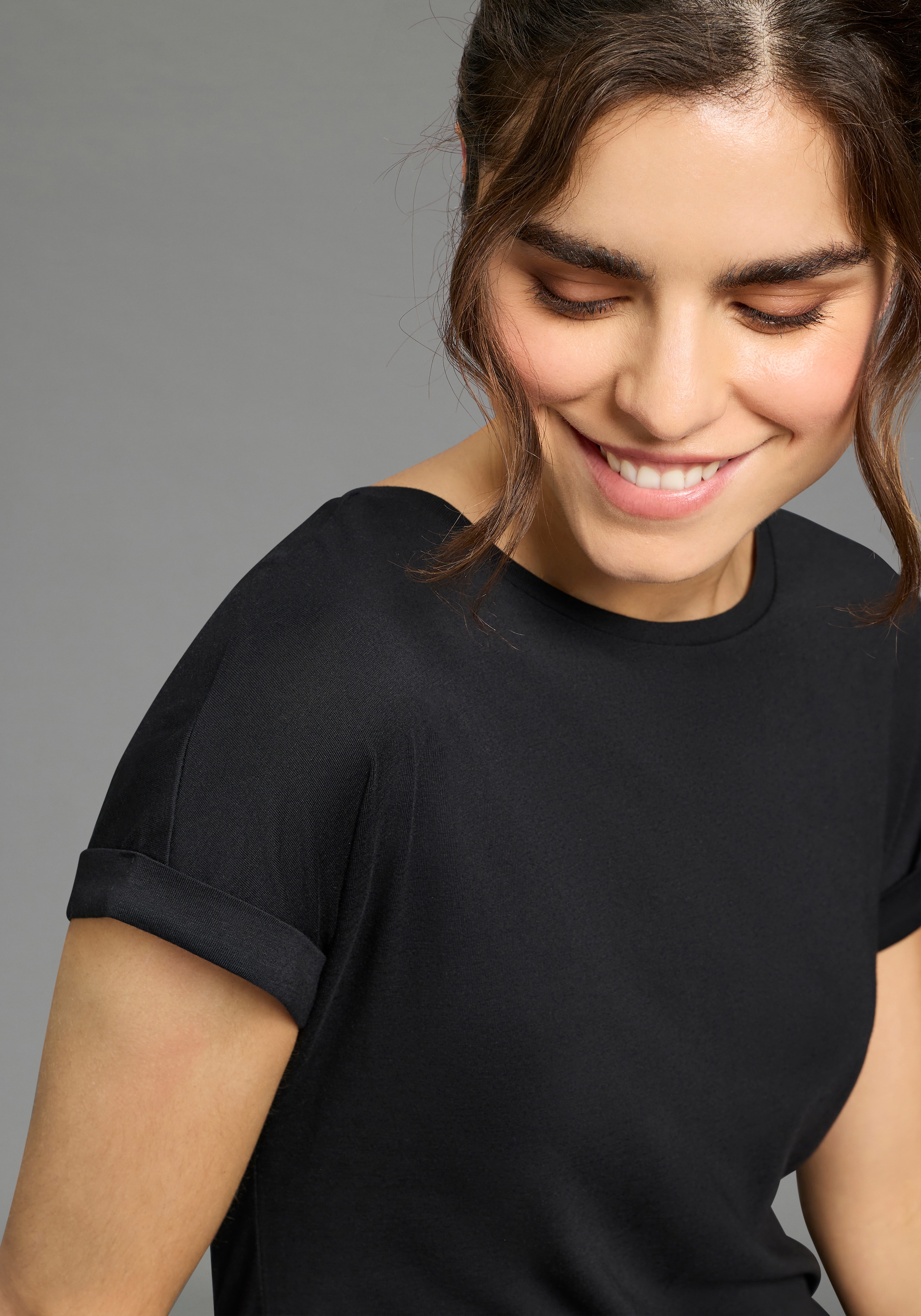 Flashlights Shirtkleid 2er-Pack,  aus Single Jersey, figurumspielende Passform, perfektes Basic, Sparset