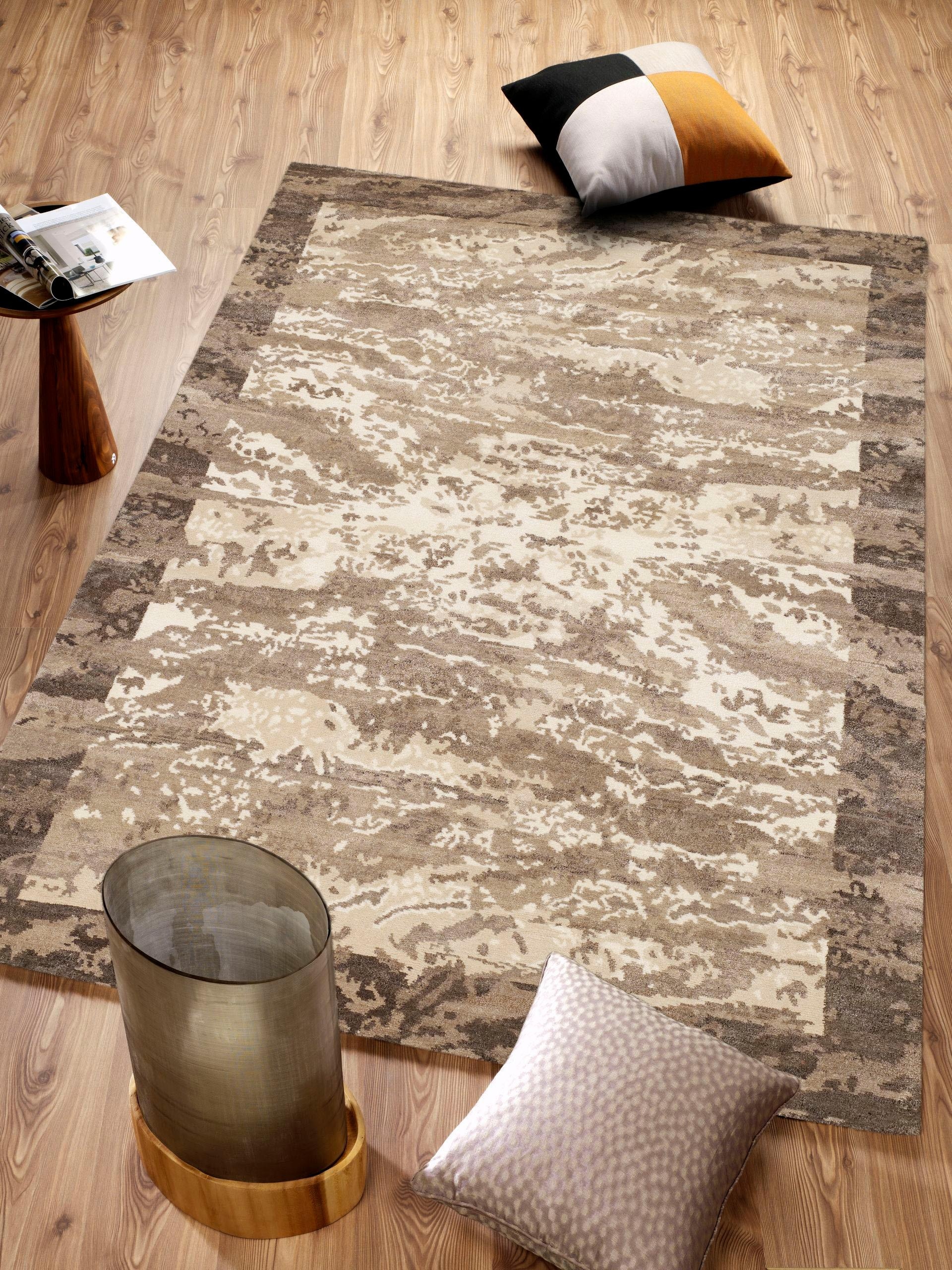 OCI DIE TEPPICHMARKE Tapis »Award Siri« Rectangulaire 15 mm Höhe handgeknüpft, Wohnzimmer