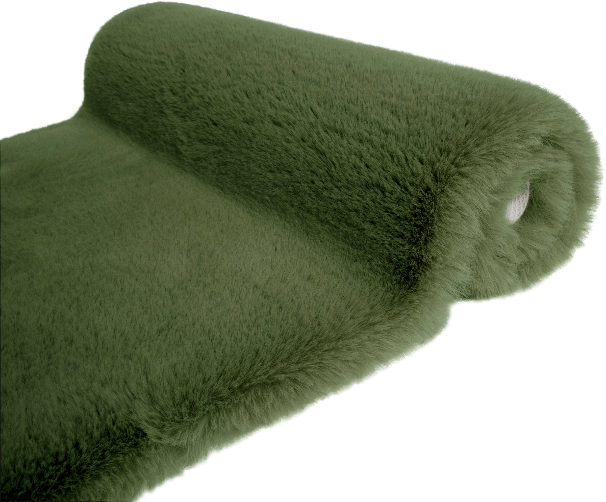 my home Badematte »Rabbit Badematten, Badvorleger, Badezimmer Teppich« Höhe 30 mm rutschhemmend beschichtet fussbodenheizungsgeeignet | schnell trocknend | strapazierfähig Kaninchenfell-Haptik, Badteppich, rechteckig, rund & als 3-tlg. Set