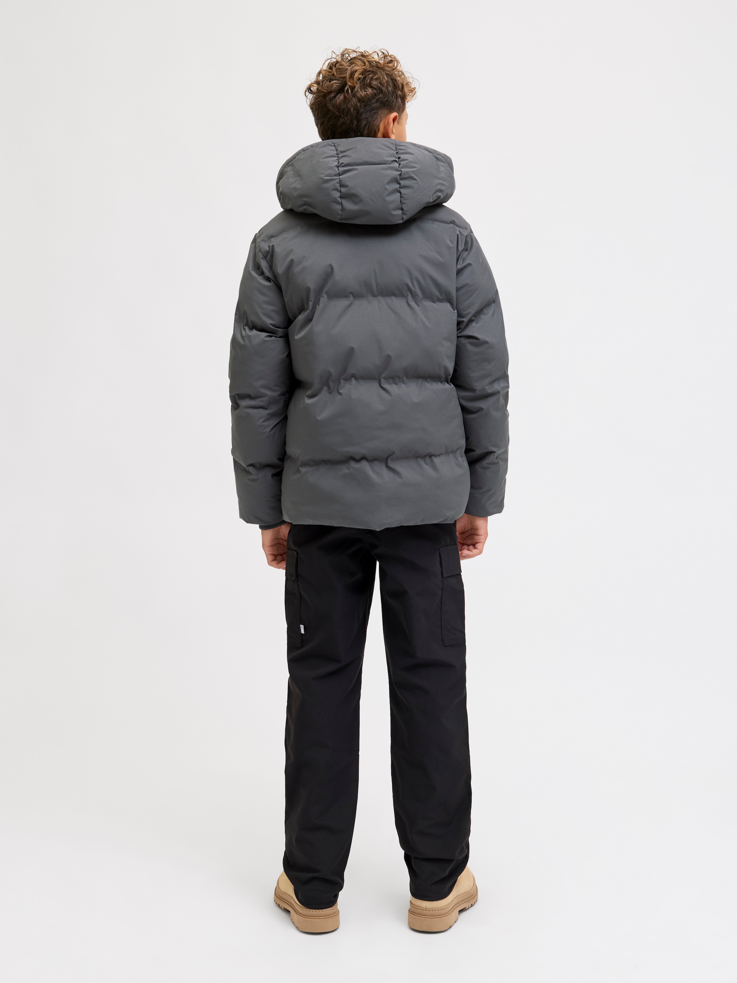 Jack & Jones Junior Veste matelassée »JJKAITO PUFFER JACKET LN JNR« mit Kapuze